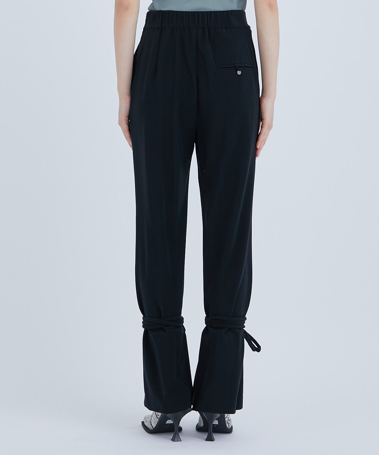 Relax Ancle String Pants(1 BLACK): STUDIOUS: WOMENS｜ STUDIOUS