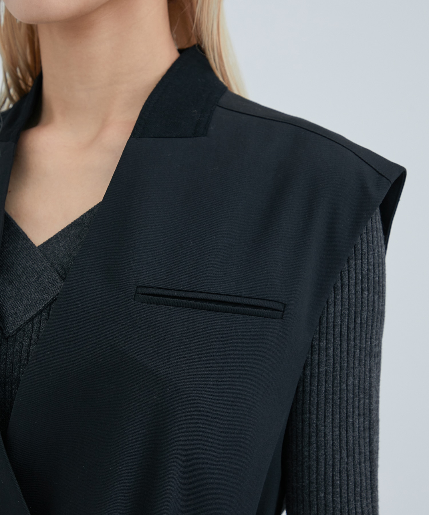 Tailored Military Vest(FREE BLACK): STUDIOUS: WOMENS｜ STUDIOUS 