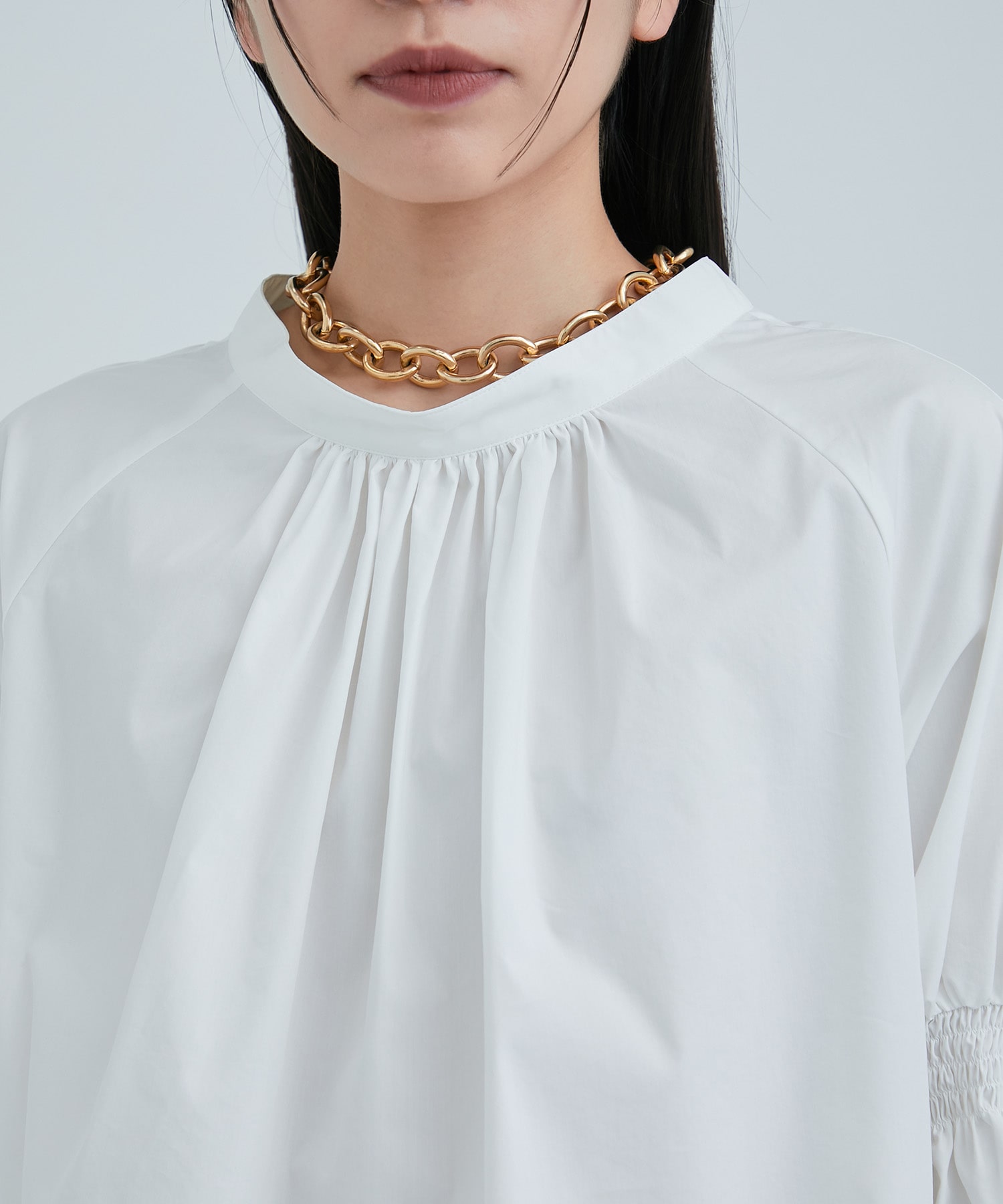 2WAY Candy Sleeve Shirt(FREE OFF WHITE): STUDIOUS: WOMENS