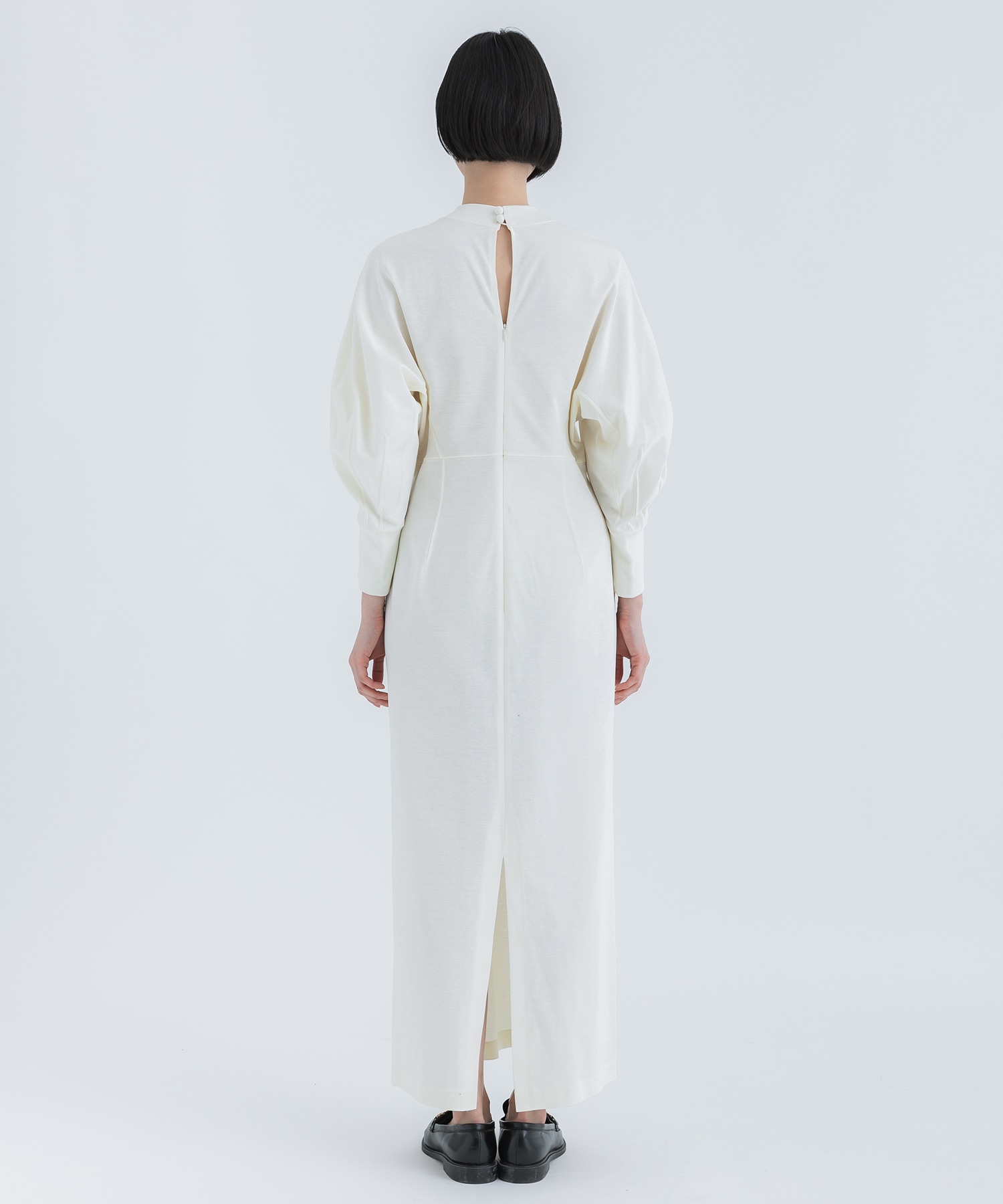 Cotton Jersey Dress(1 ECRU): Mame Kurogouchi: WOMENS