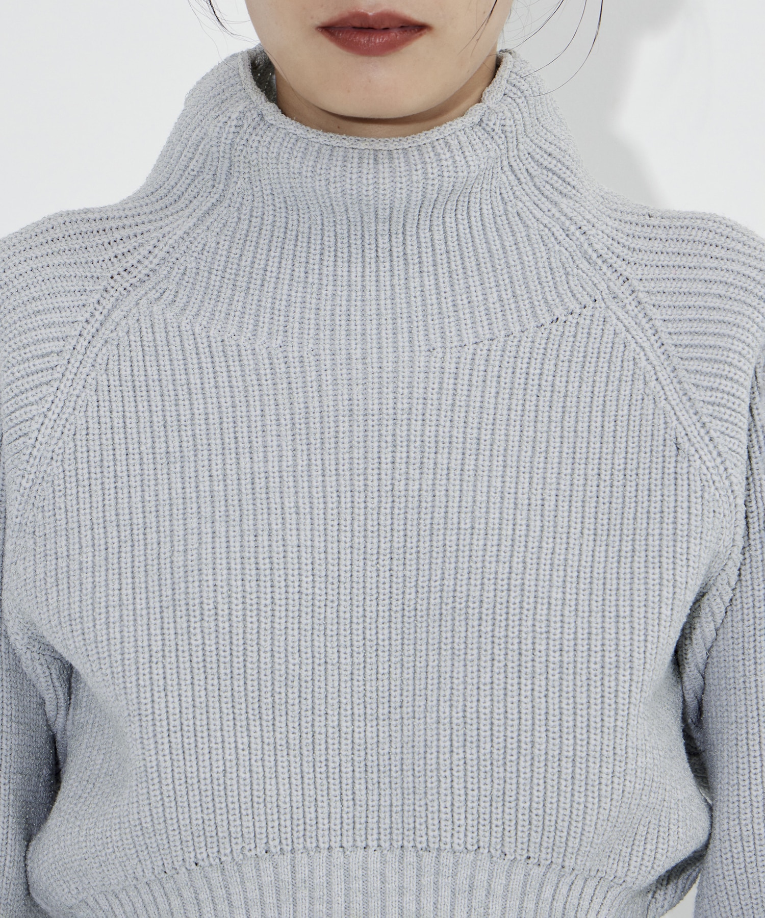 Cropped Chanky Knit Top STUDIOUS