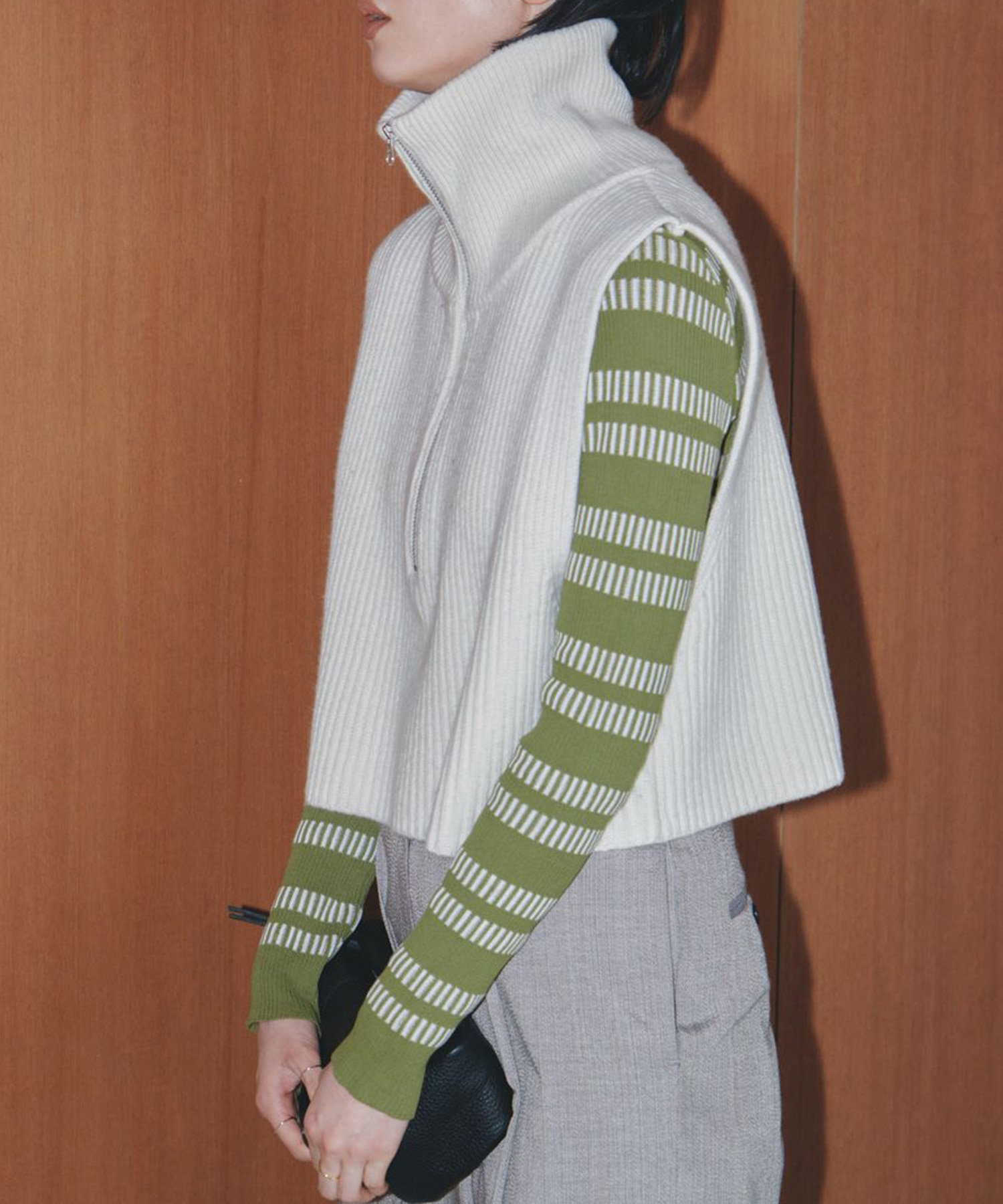 TODAYFUL Halfzip Knit Vest - ベスト