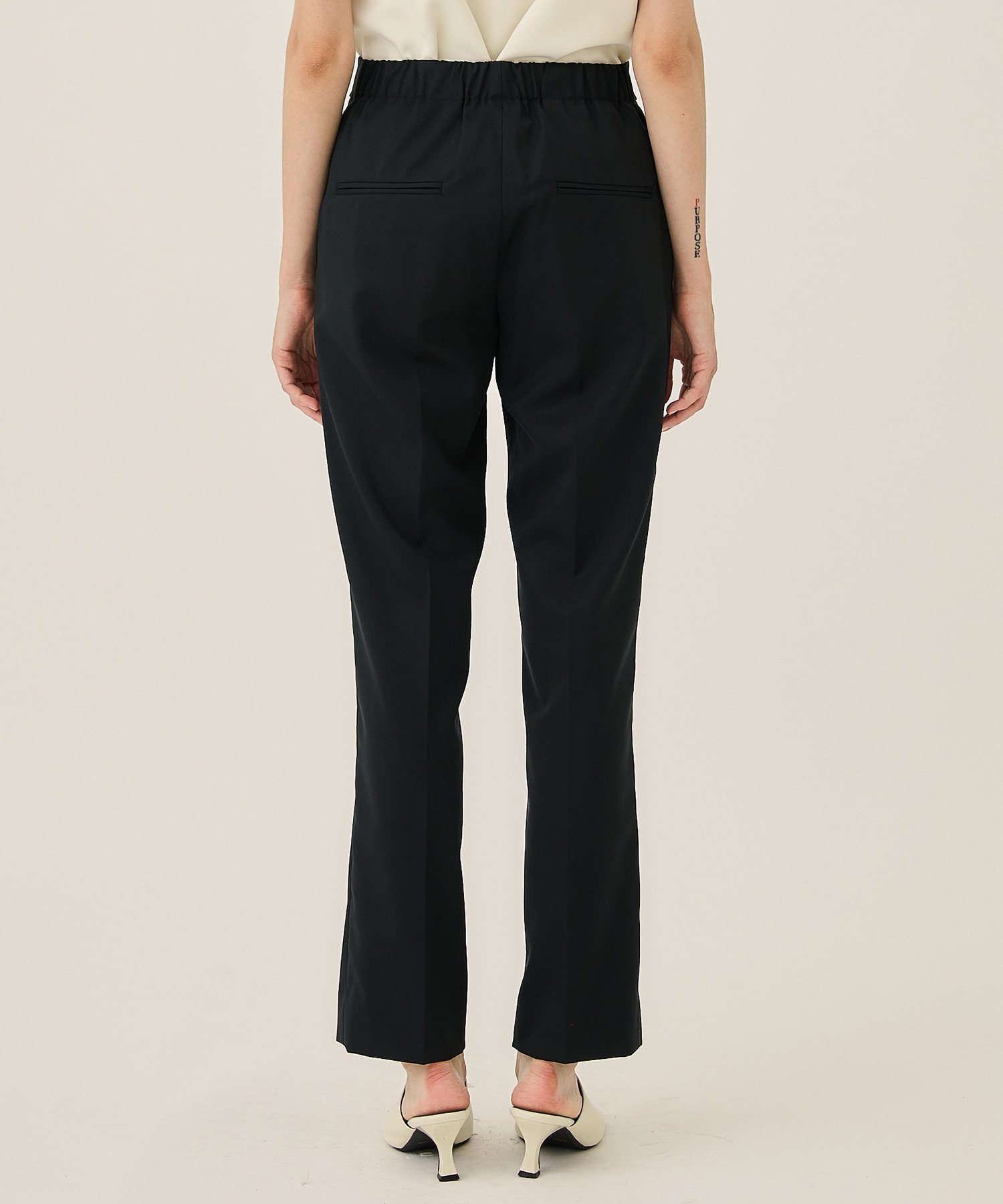 T/W TWILL SLIM PANTS CINOH