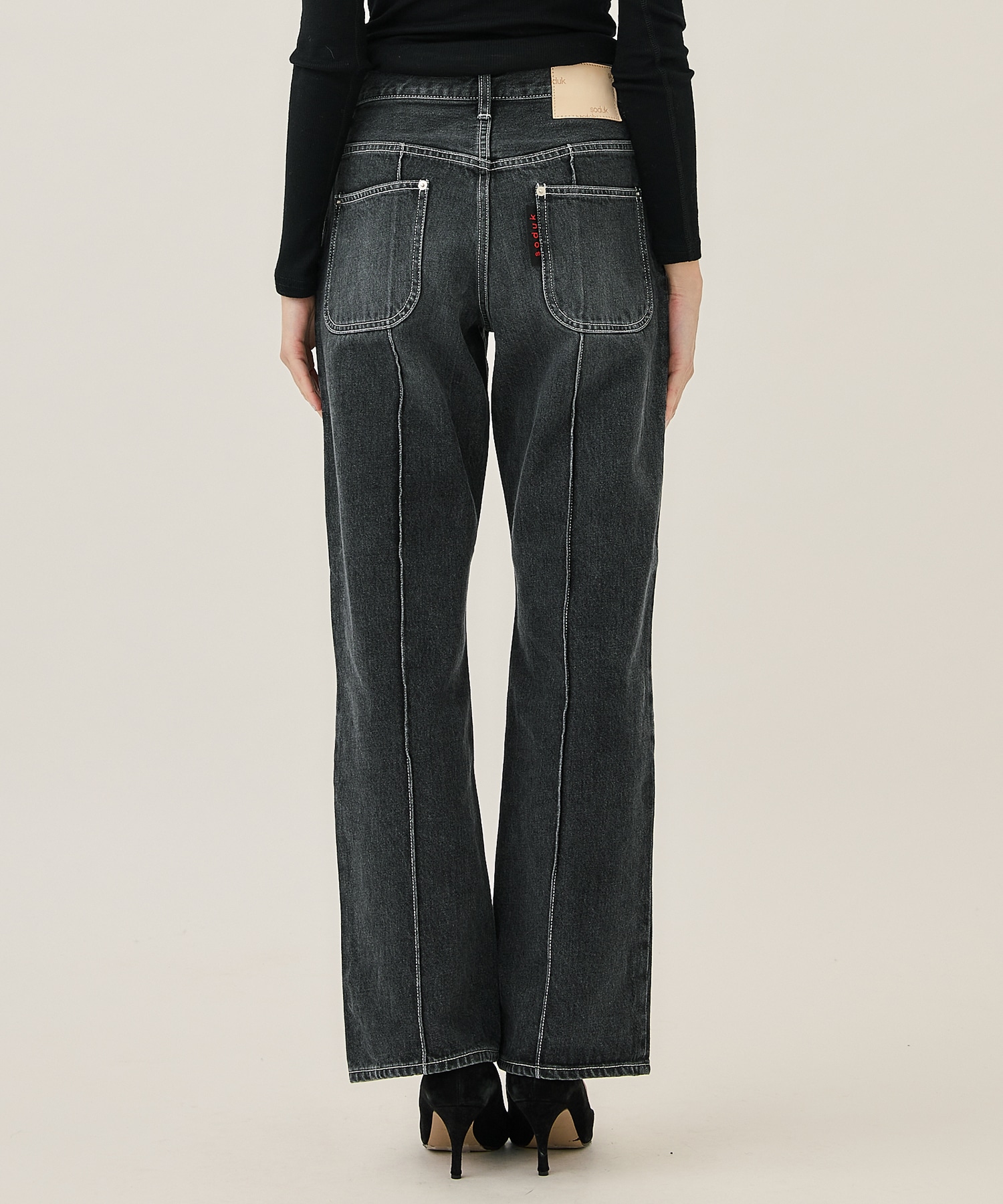 line jeans(S BLACK): soduk: WOMENS｜ STUDIOUS ONLINE公式通販サイト