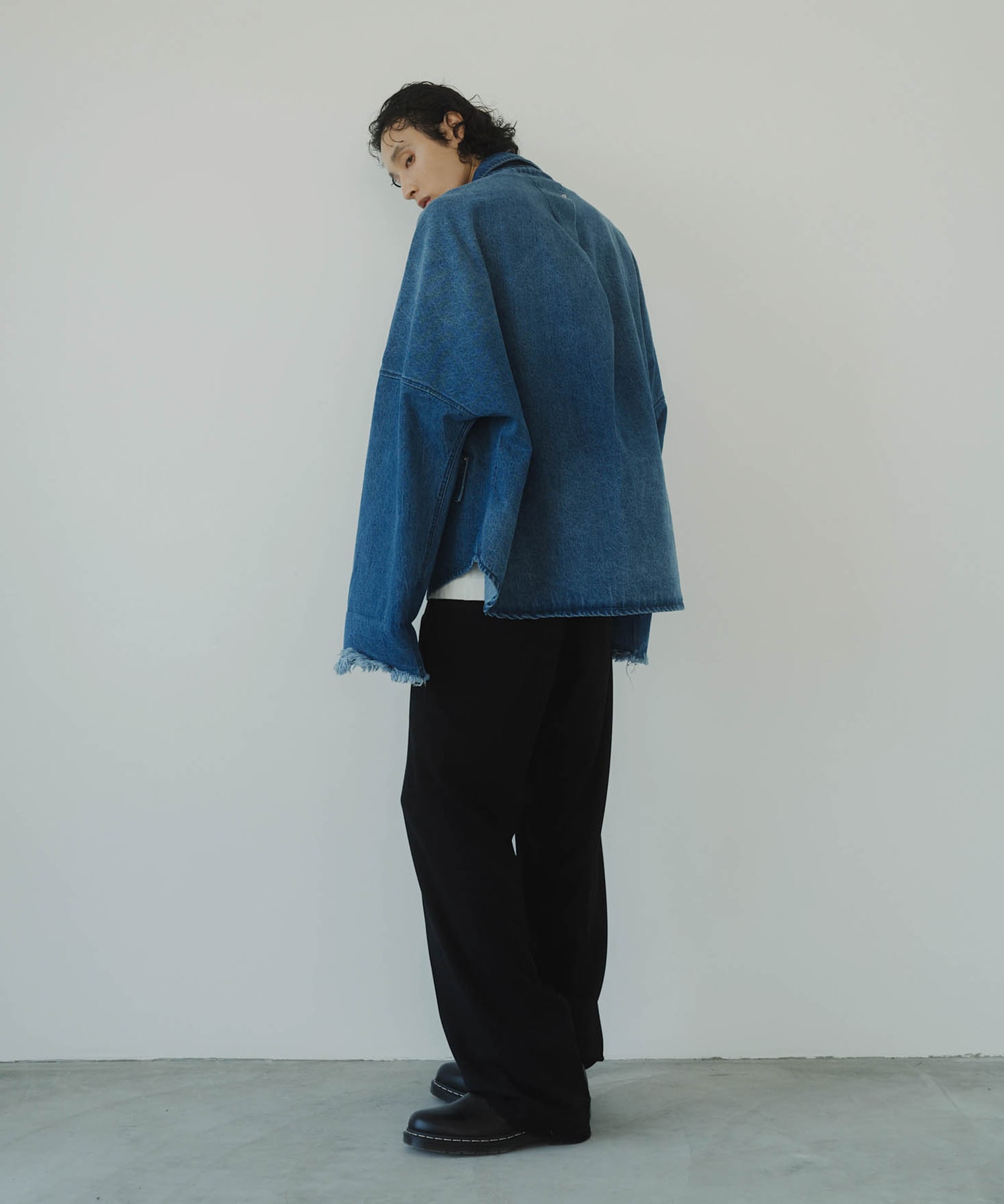 denim over shirt jacket(XS BLUE): KnuthMarf: WOMENS｜ STUDIOUS