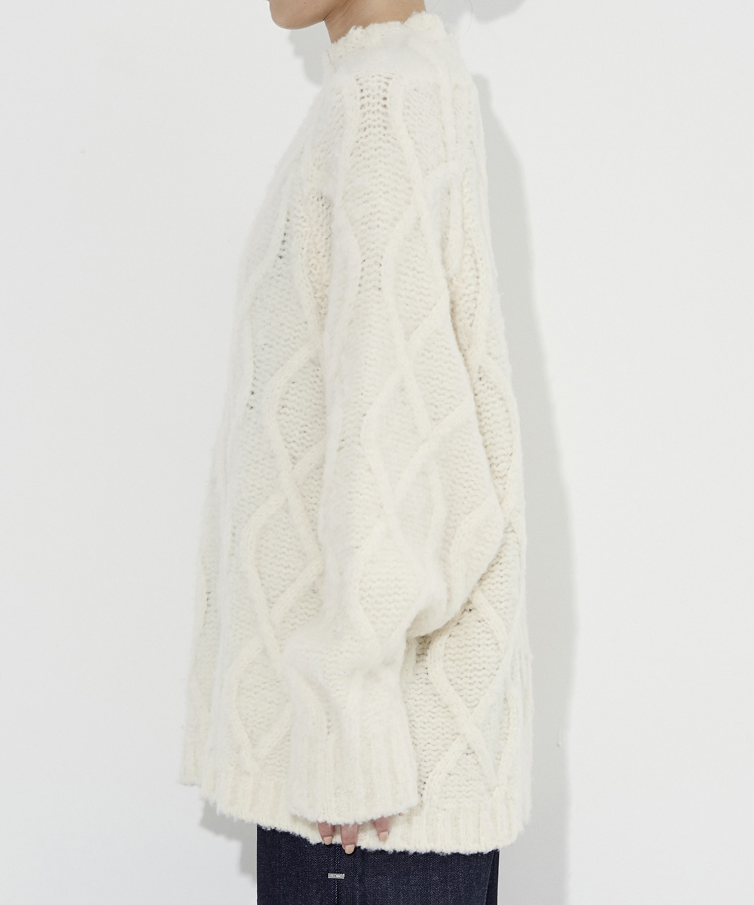 Shadow Cable Knit Top STUDIOUS