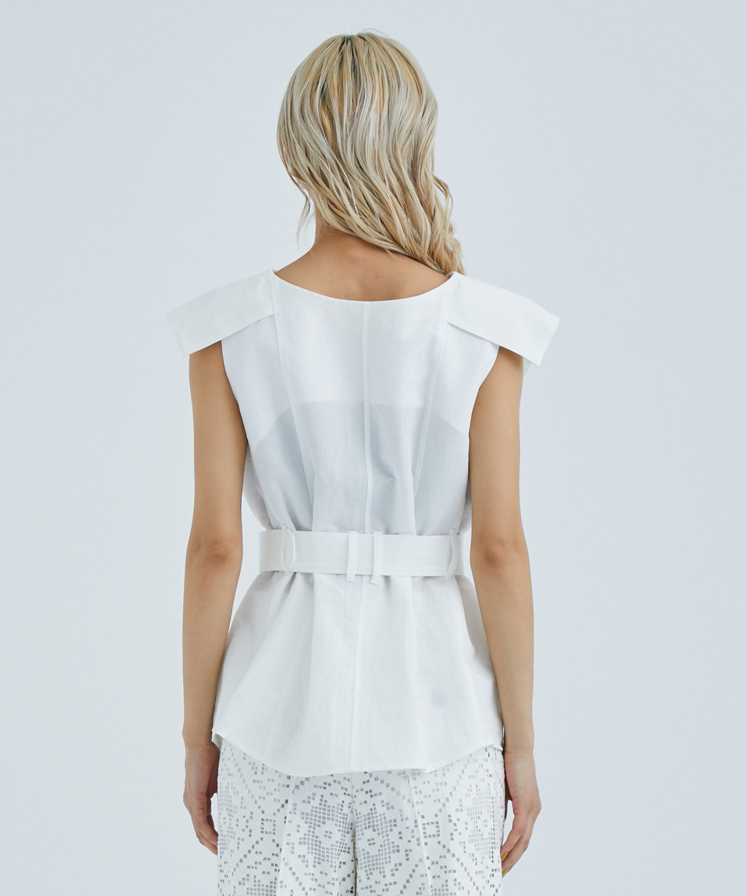 Consuelo shirt OW(1 OFF WHITE): AKIRANAKA: WOMENS｜ STUDIOUS 