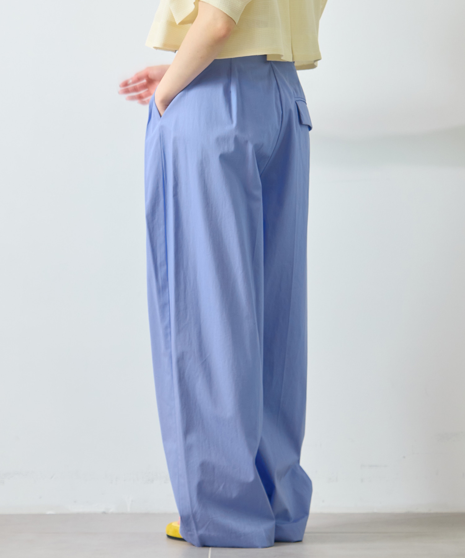 Cotton Tucked Trousers STUDIOUS
