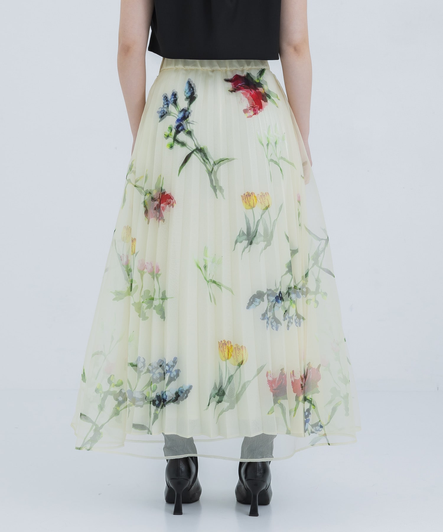 別注SOFIA ORGANZA LAYERED SKIRT(S IVORY): AMERI: WOMENS｜ STUDIOUS 