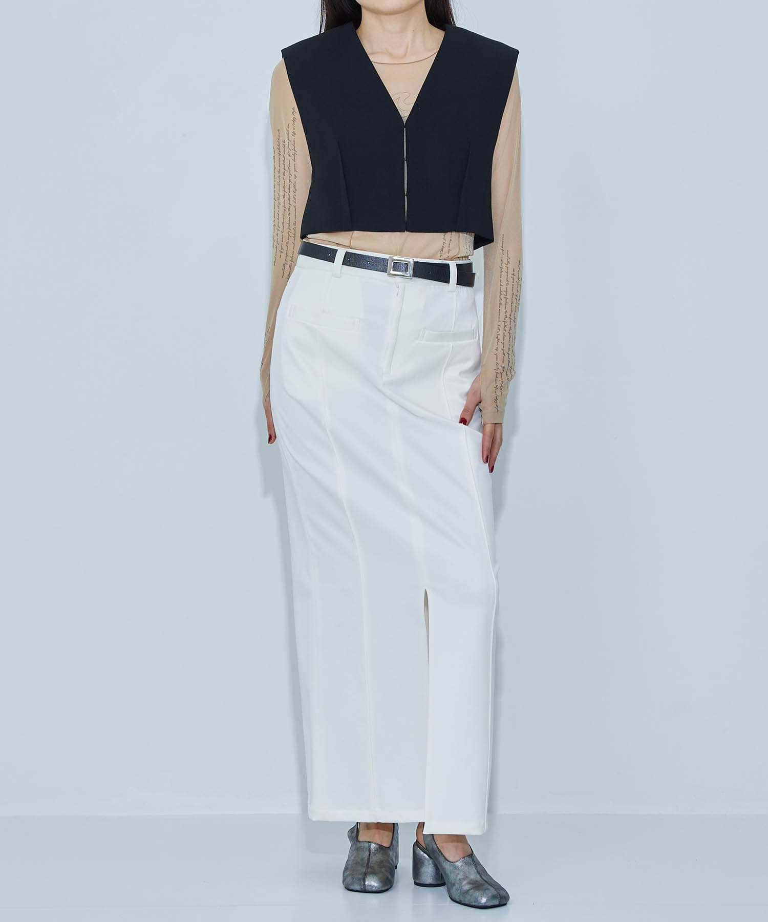 Cropped Tailored Vest STUDIOUS