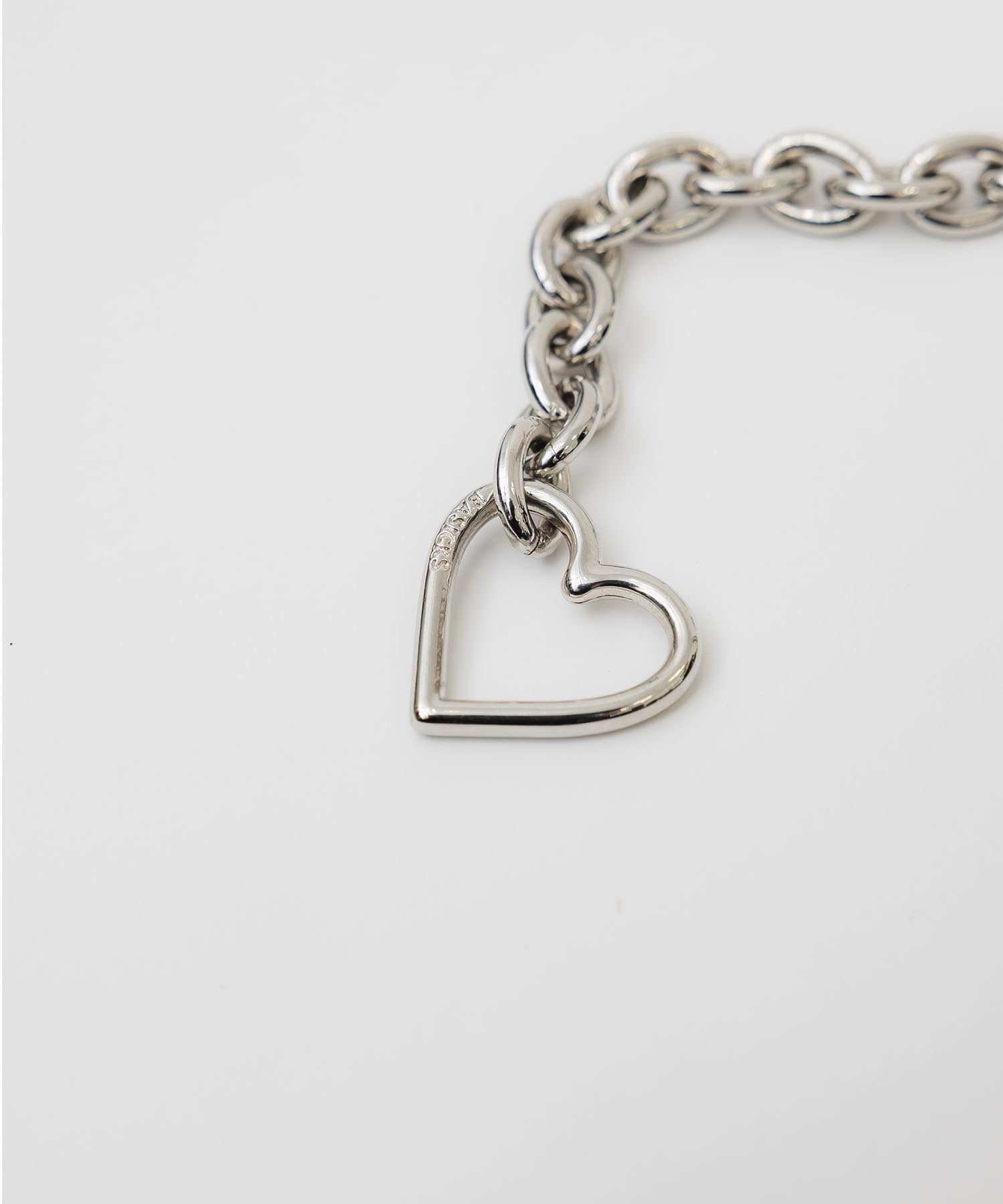 Heart Bracelet (Medium Link)(S SILVER): BASICKS: WOMENS｜ STUDIOUS 