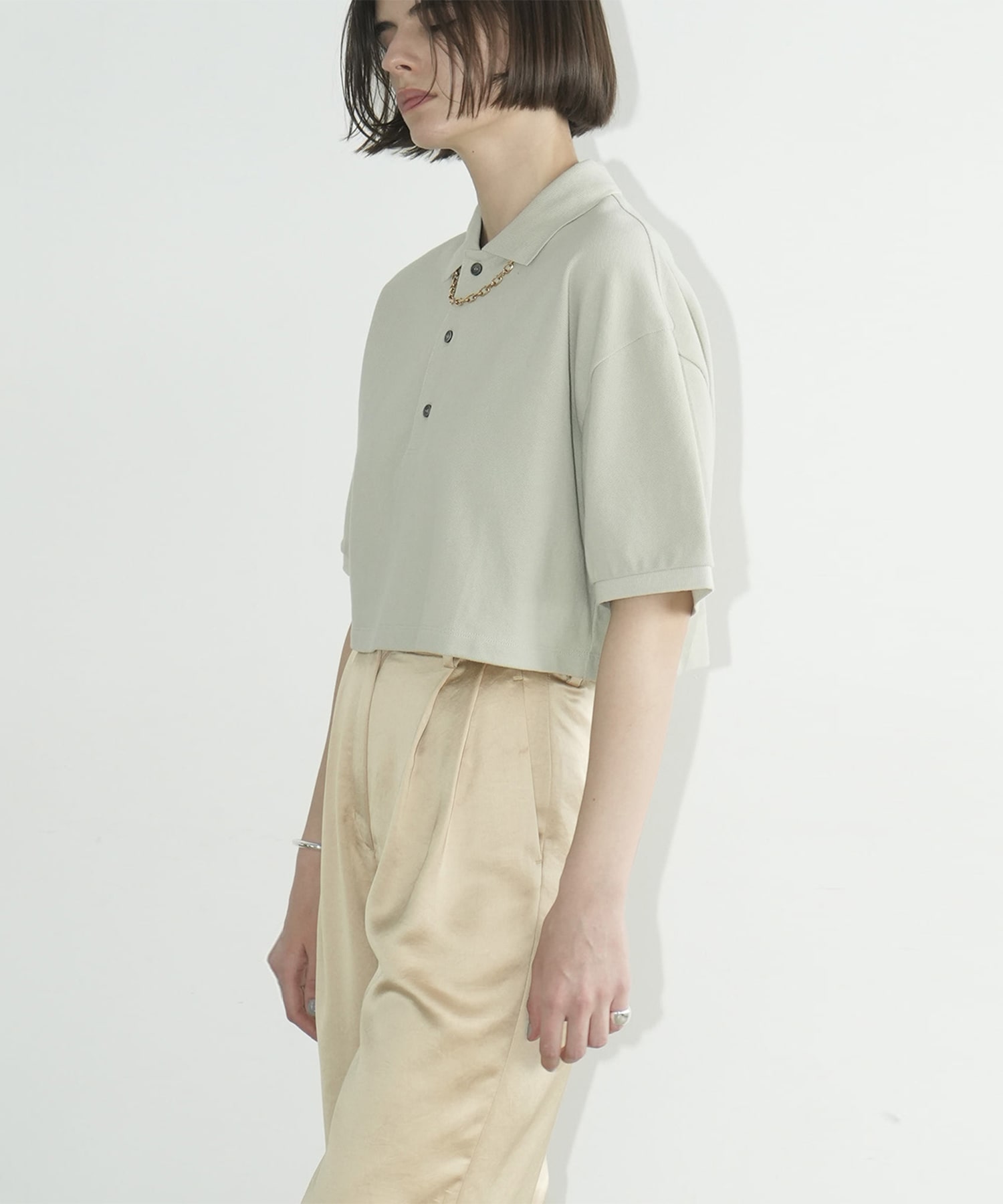 CROPPED POLO TOPS CLANE