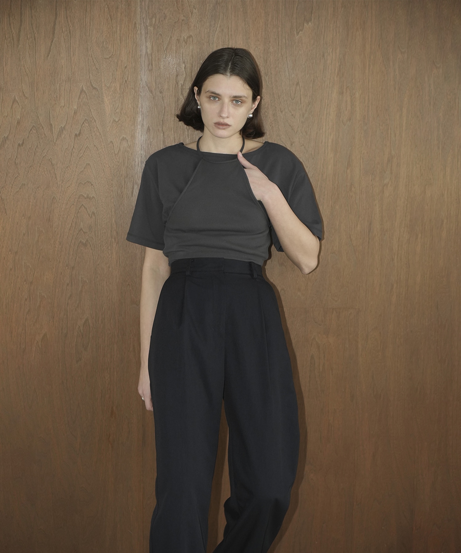 HALTER BUSTIER SET TEE CLANE