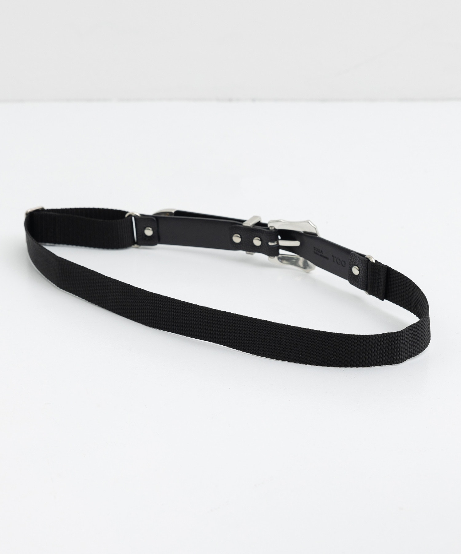 Leather nylon belt(FREE BLACK): TOGA PULLA: WOMENS｜ STUDIOUS 