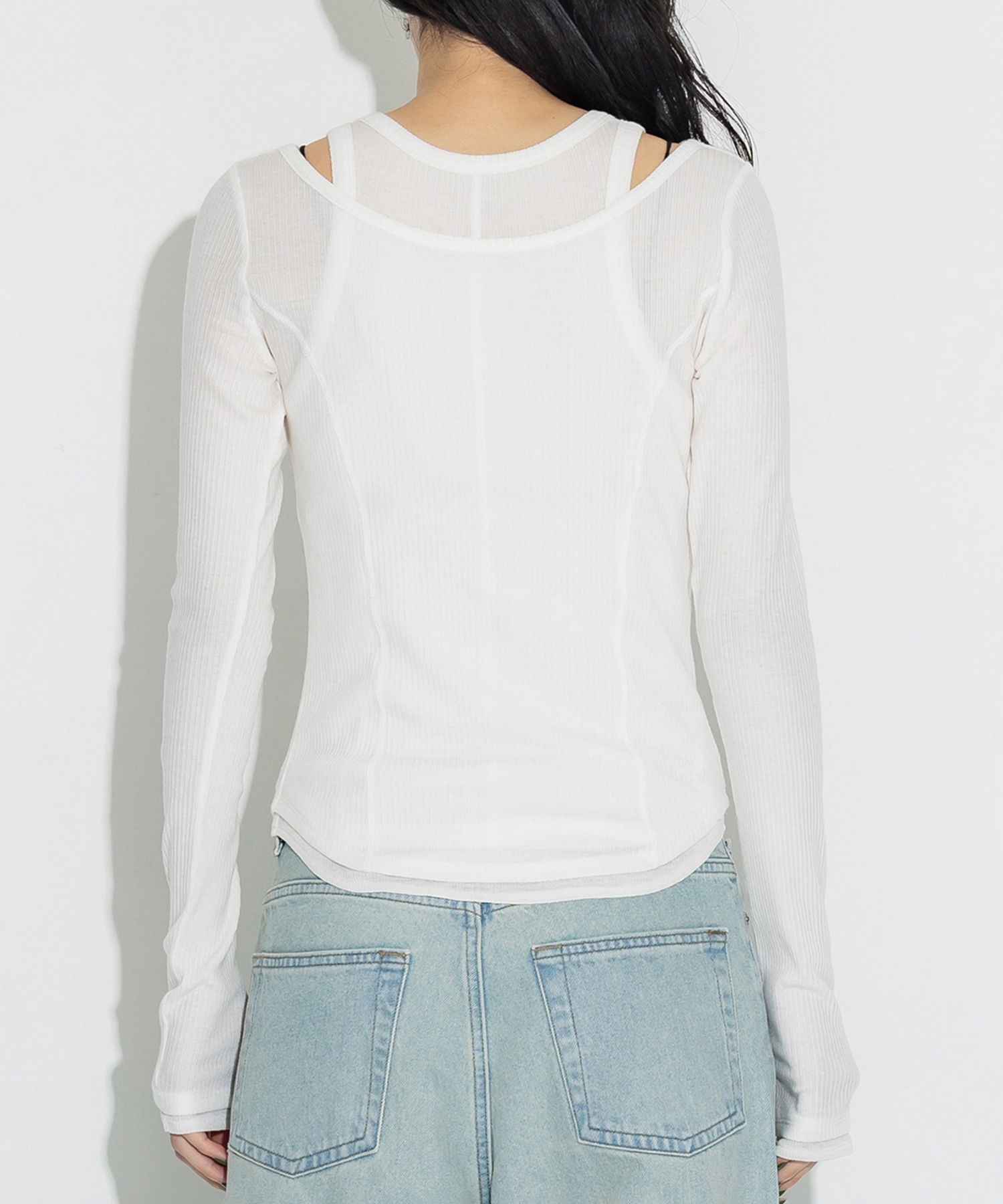 Cashmere Silk Wool Long Tee STUDIOUS