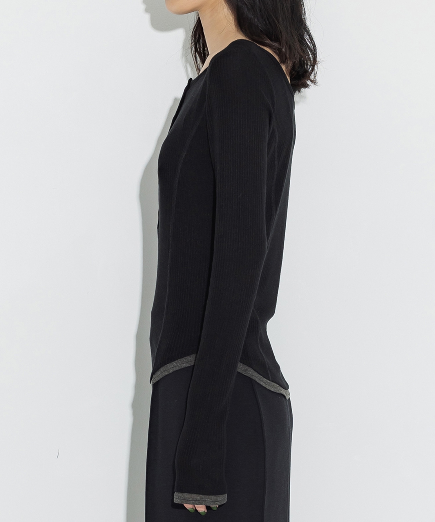 Cashmere Silk Wool Long Tee STUDIOUS