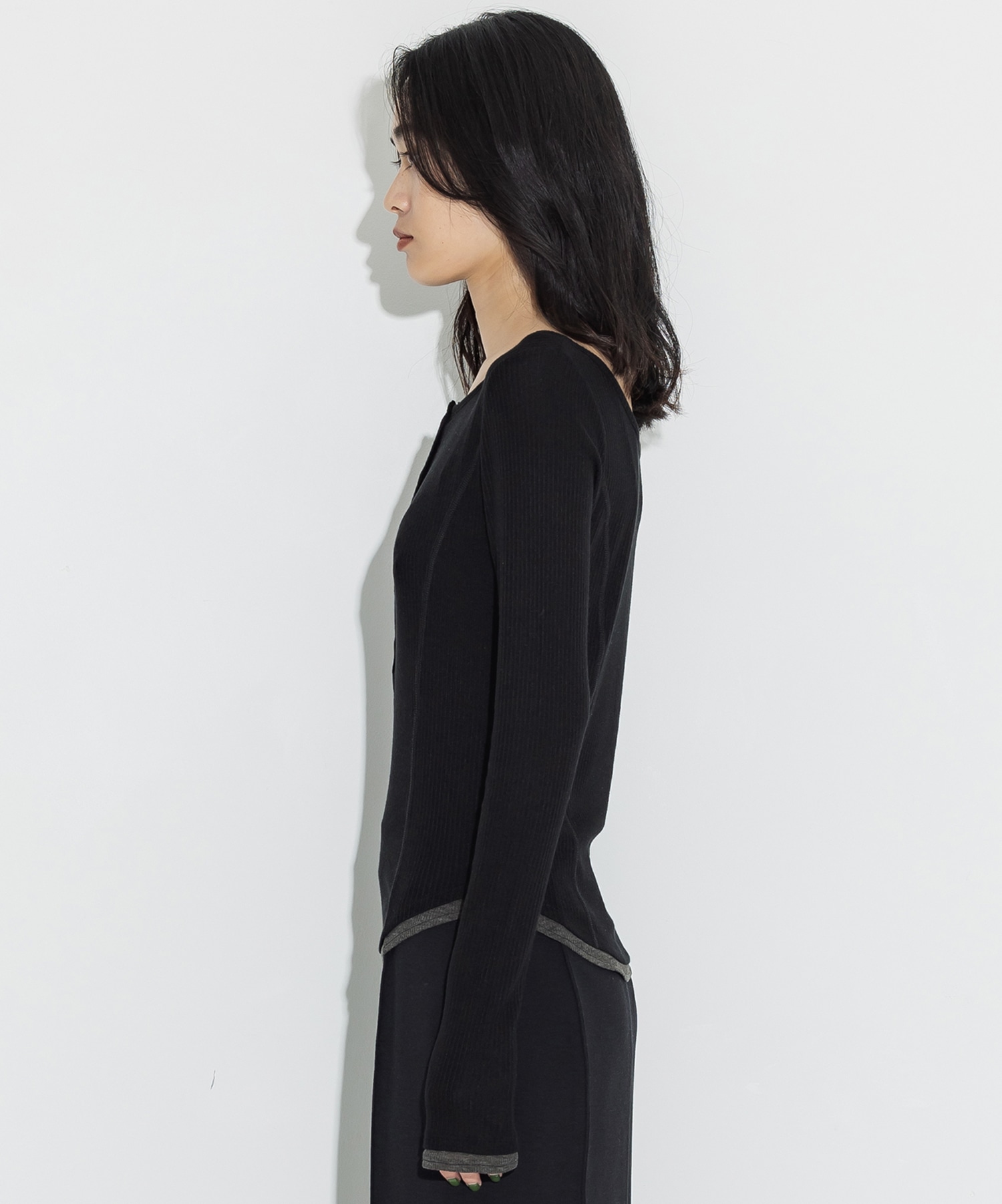 Cashmere Silk Wool Long Tee STUDIOUS