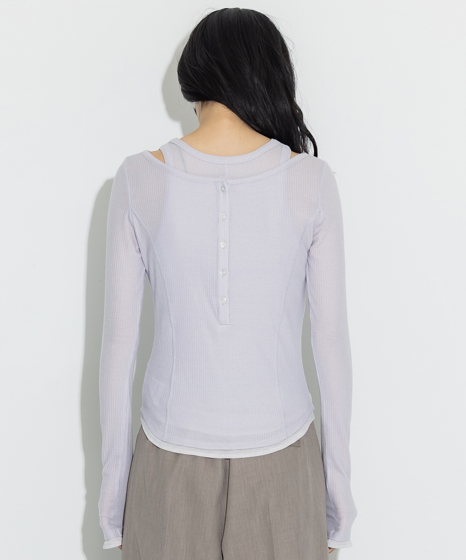 Cashmere Silk Wool Long Tee STUDIOUS