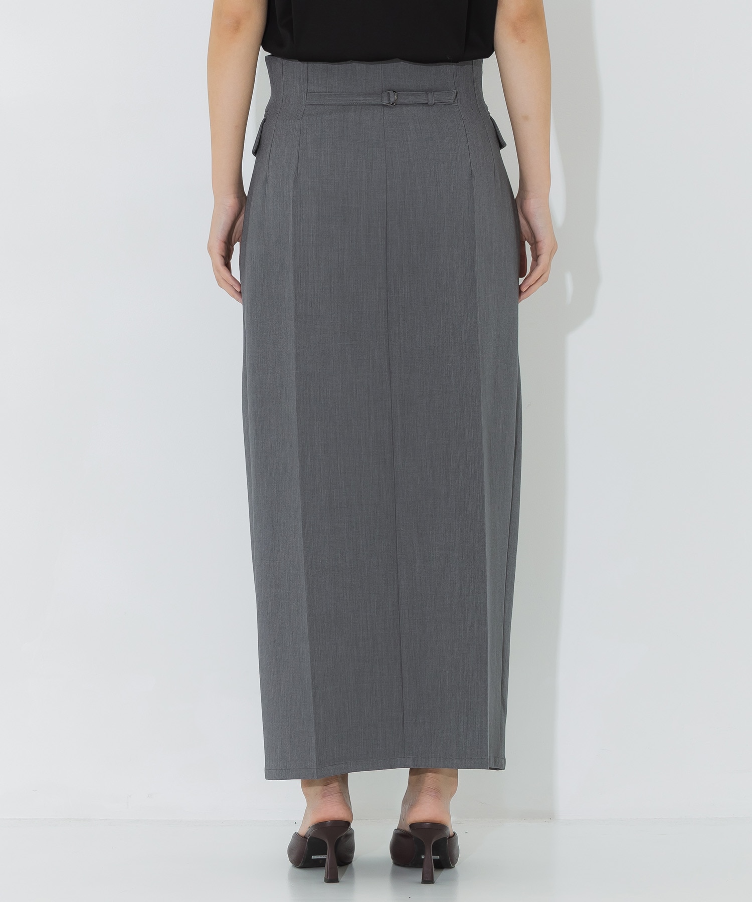 High Waist Tailored Skirt STUDIOUS