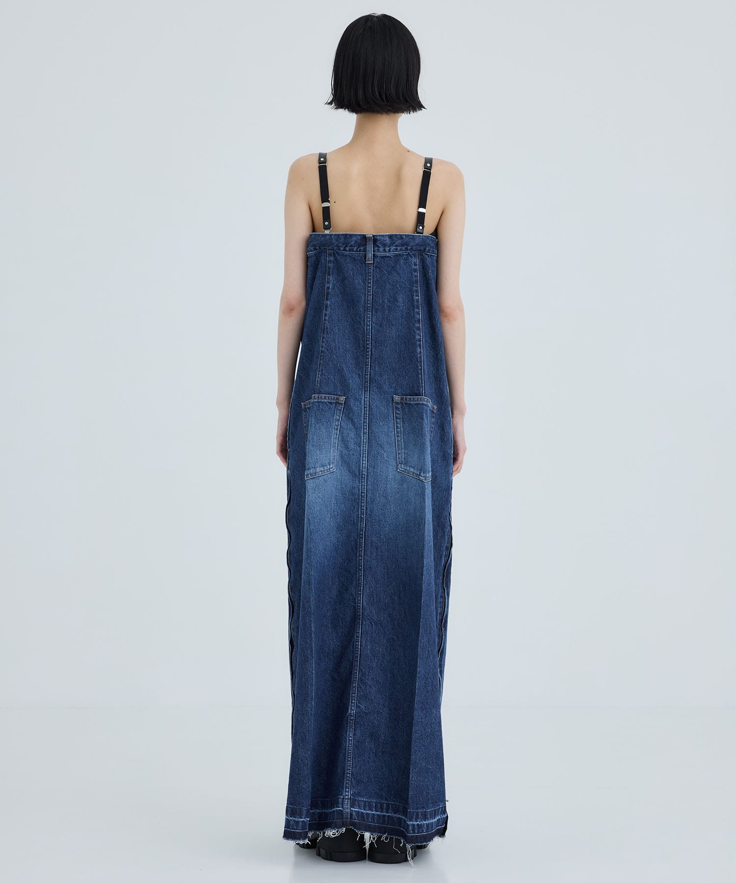 Suspenders denim dress TOGA PULLA