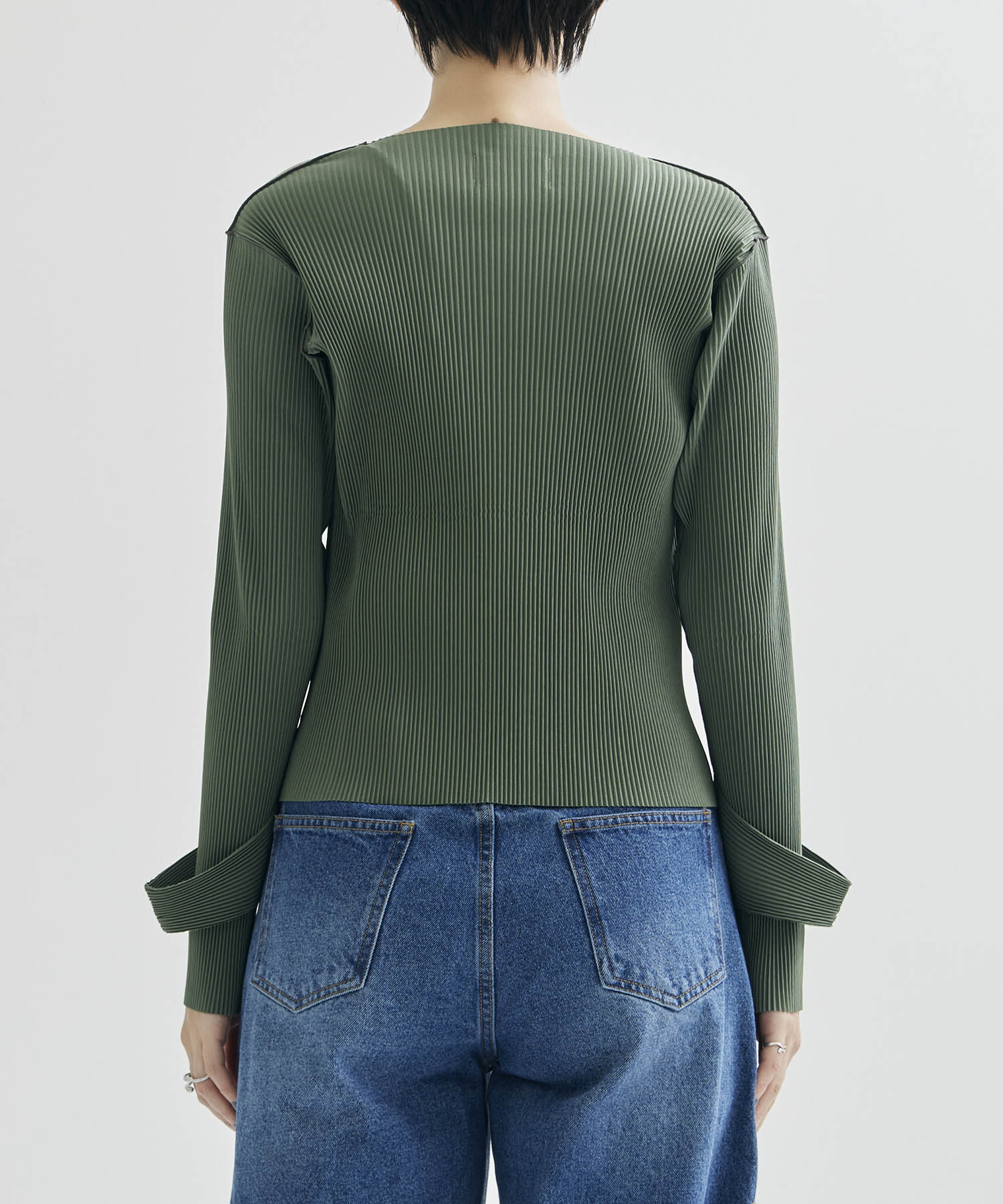 DRAPED NECK TOP kotohayokozawa