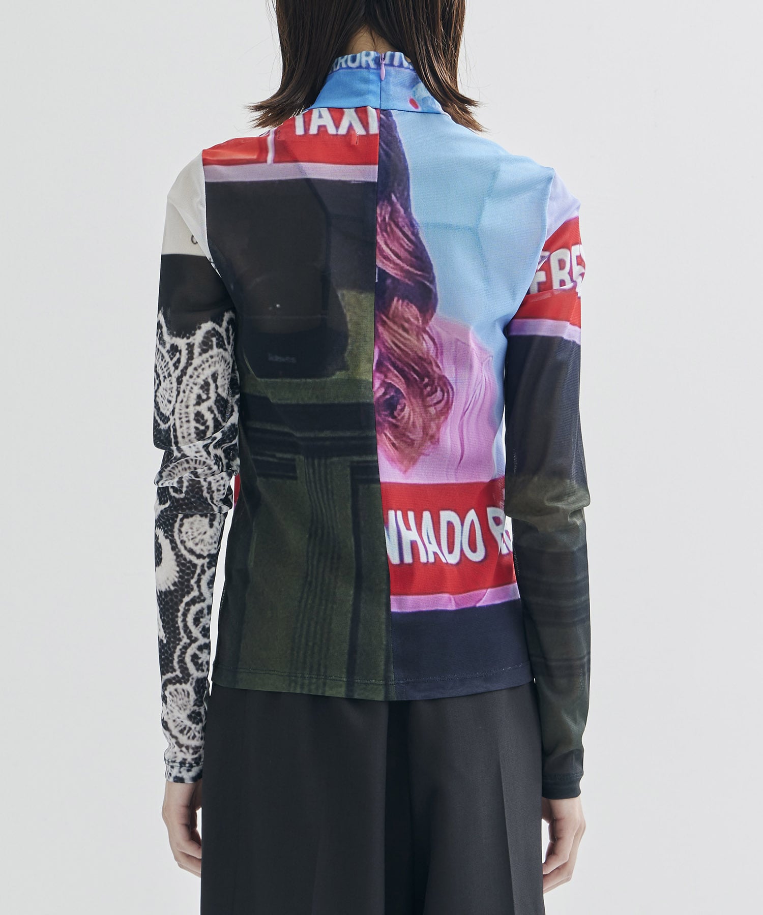 Graphic Mesh Top YOHEI OHNO