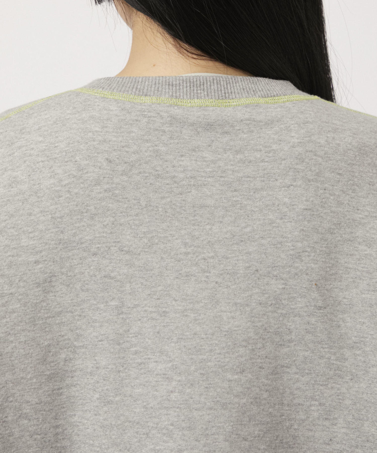 REVERSIBLE SLIT-NECK PULLOVER kotohayokozawa