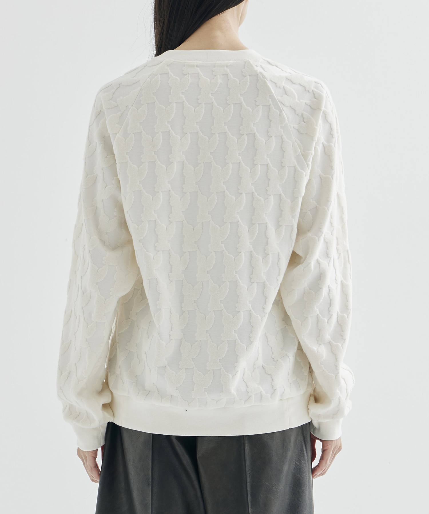 ANGEL PILE JACQUARD SWEATSHIRT MASU