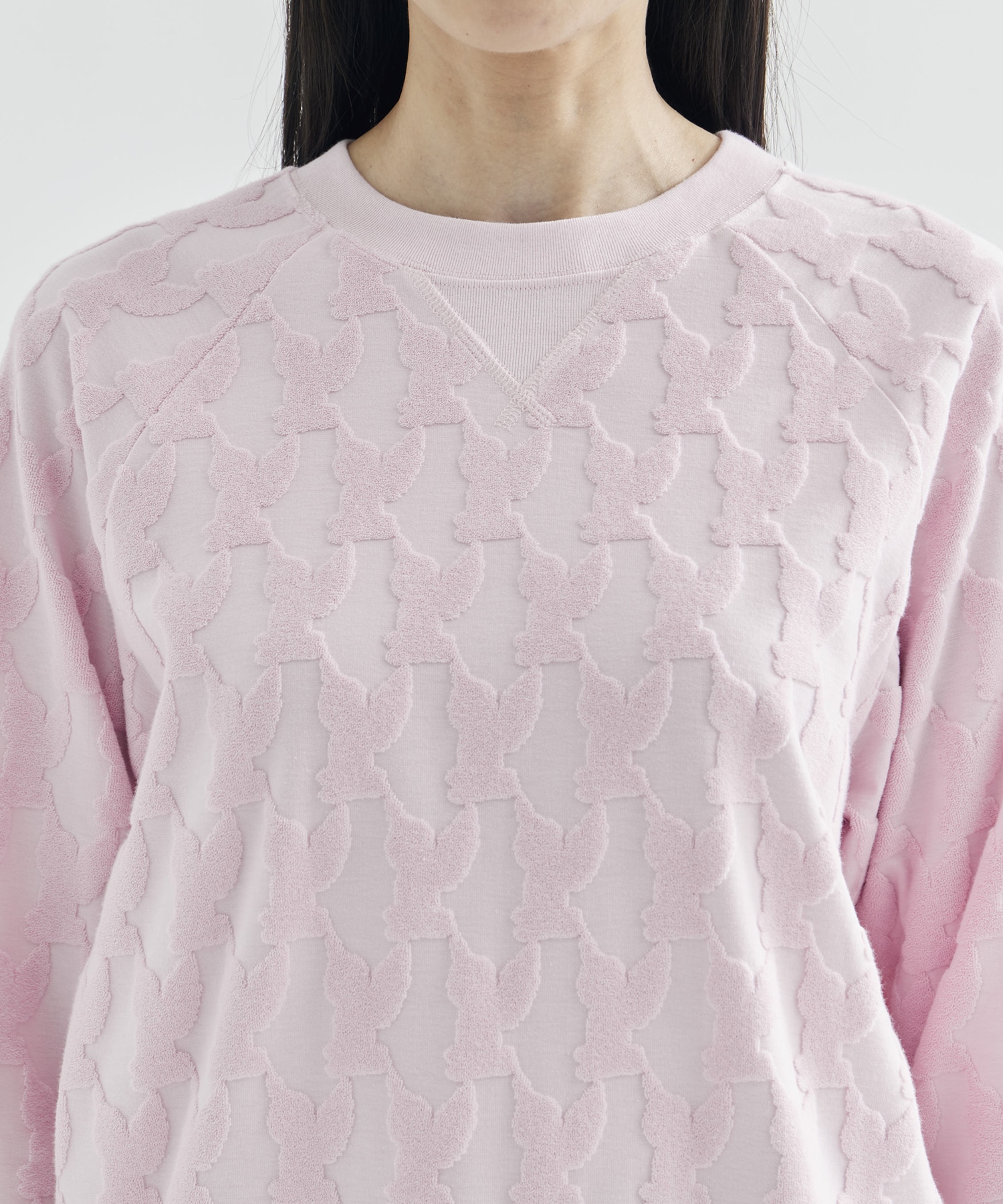 ANGEL PILE JACQUARD SWEATSHIRT MASU