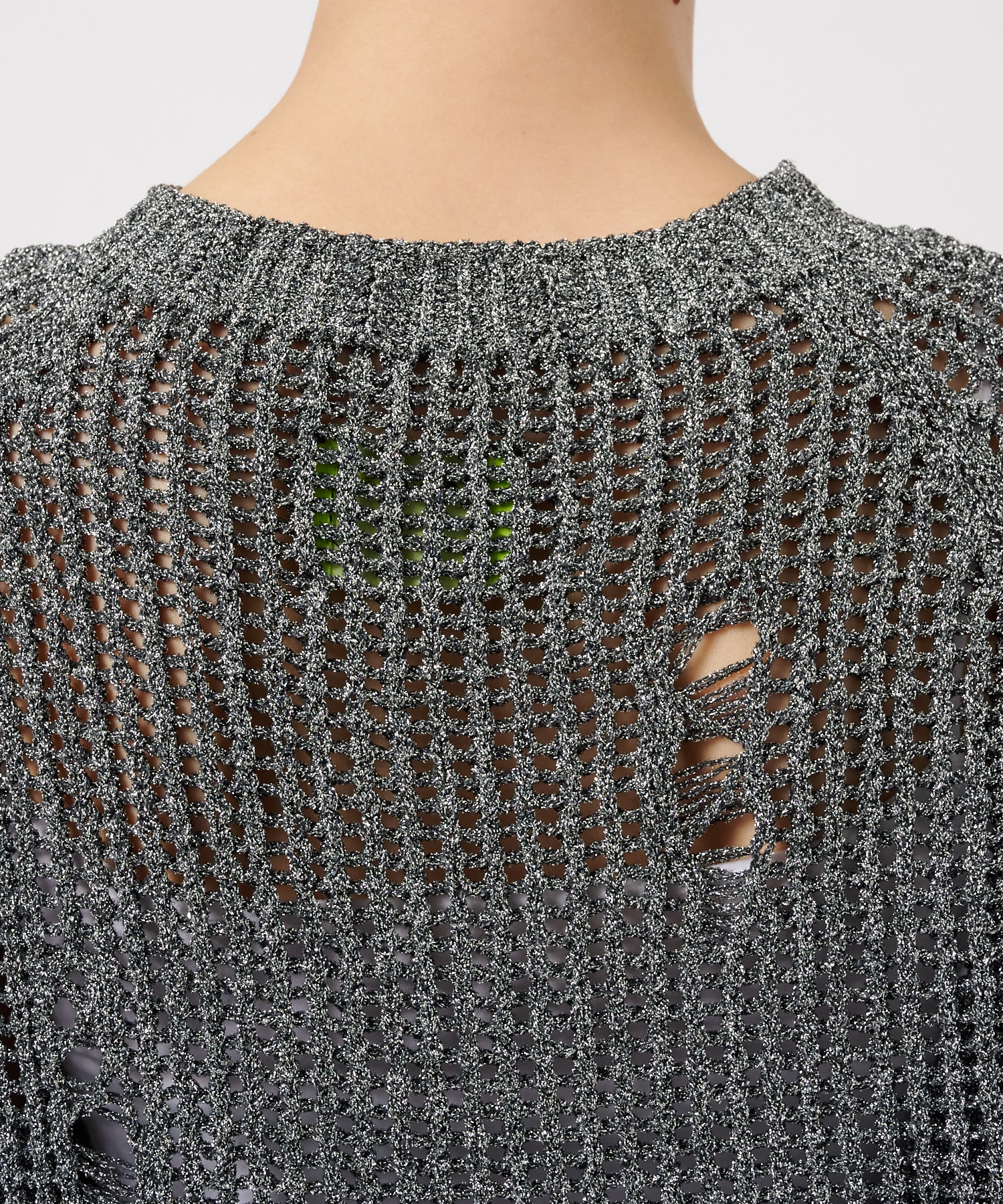 shiny seamless knit ODAKHA