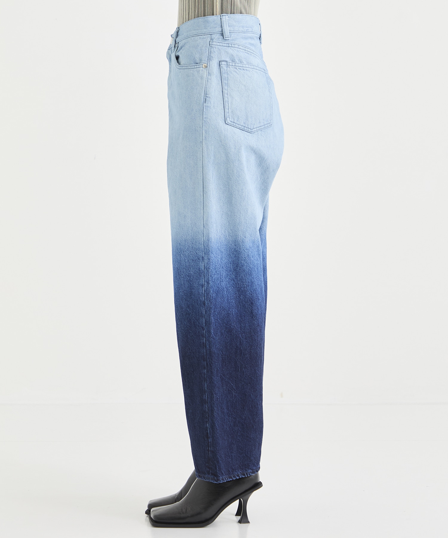 Gradation bleach denim pants 08sircus