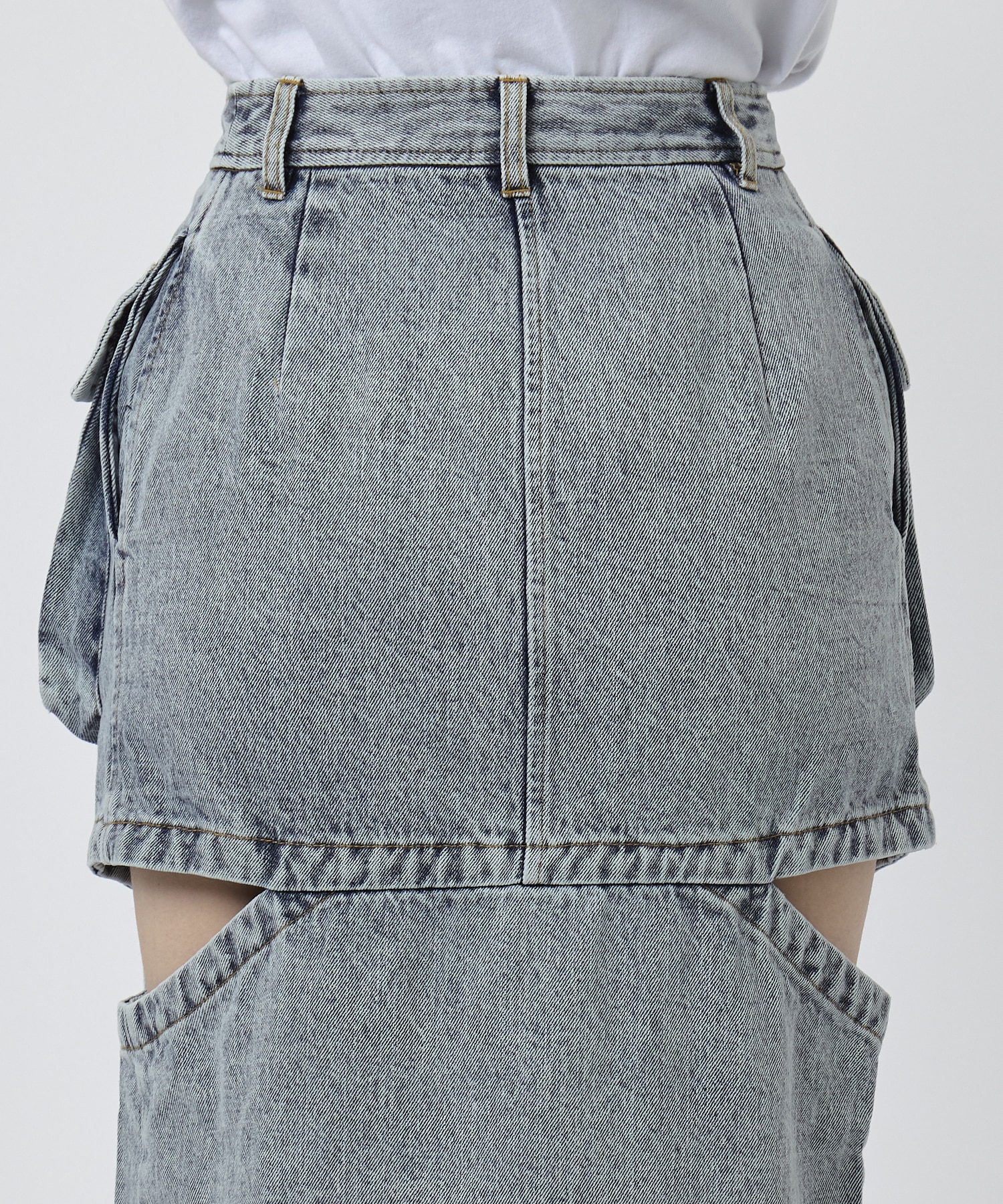 NOTCH WORK DENIM SKIRT THINGS THAT MATTER