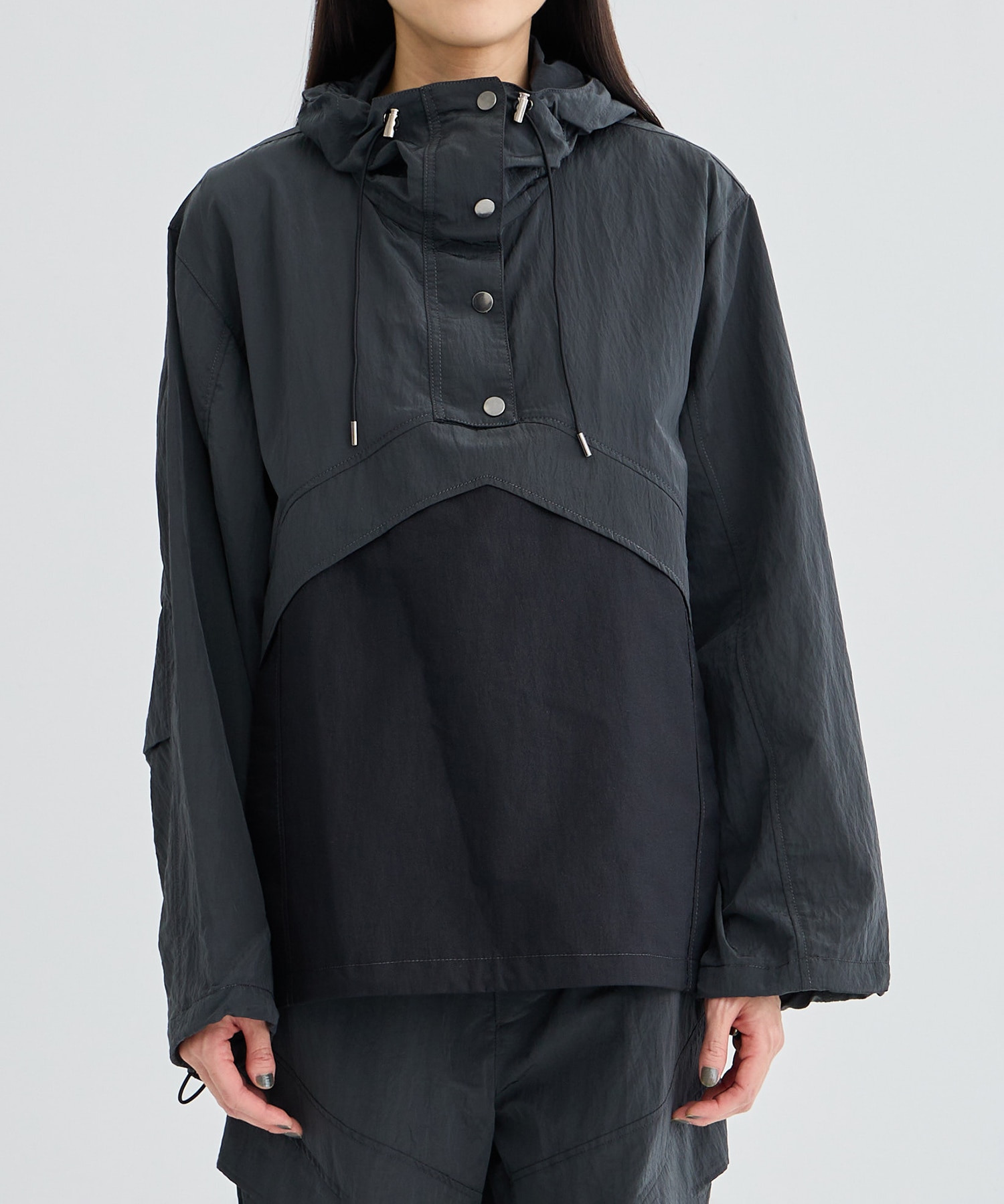 NYLON STITCH ANORAK IHNN