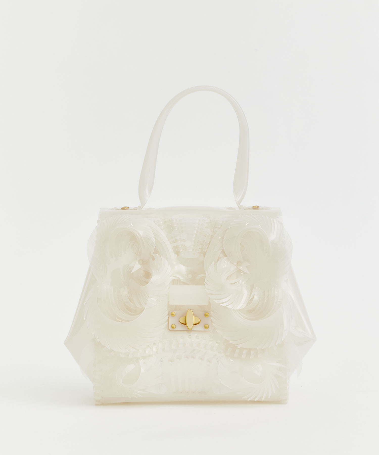 Transparent Sculptural Handbag Mame Kurogouchi