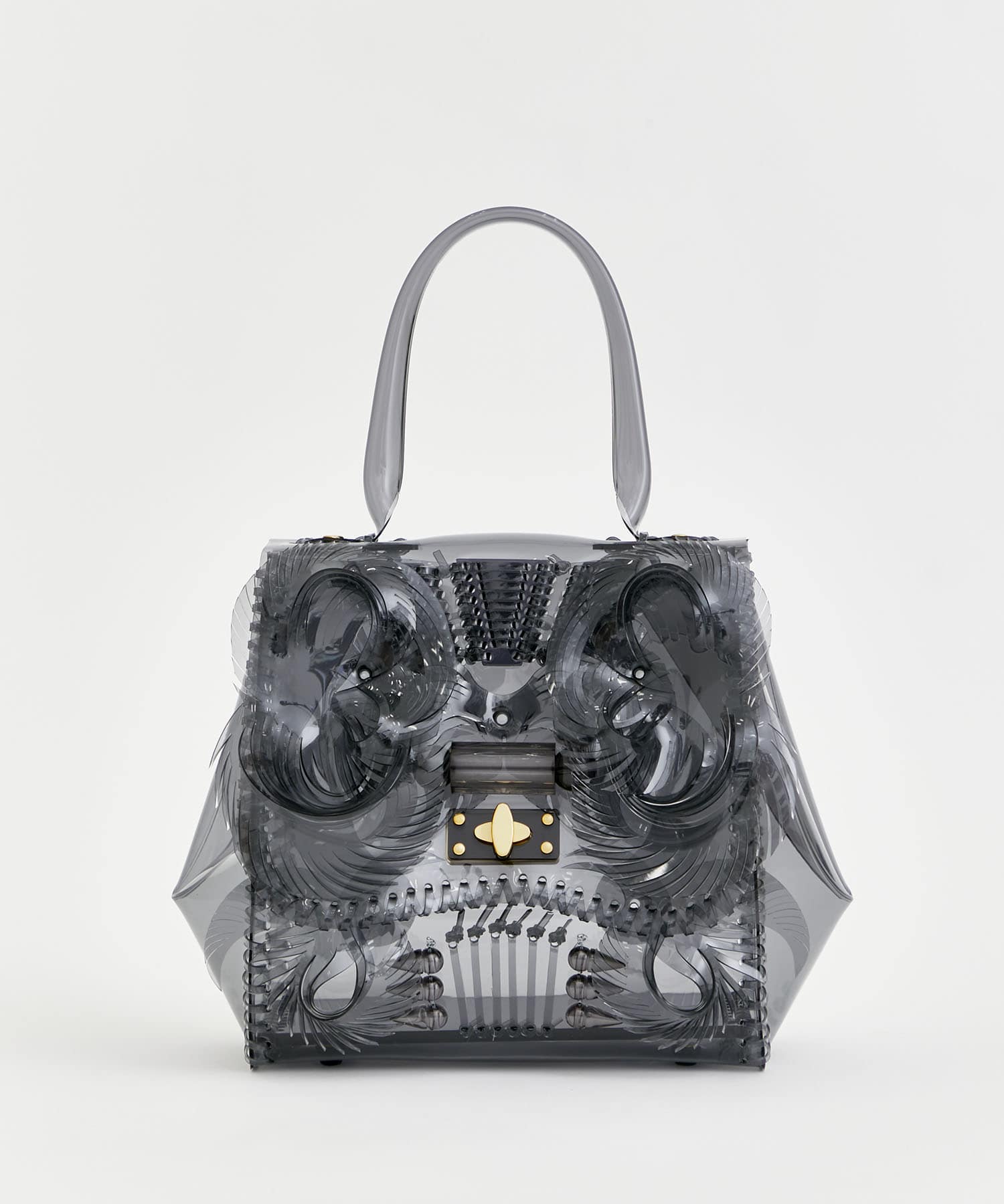 Transparent Sculptural Handbag Mame Kurogouchi