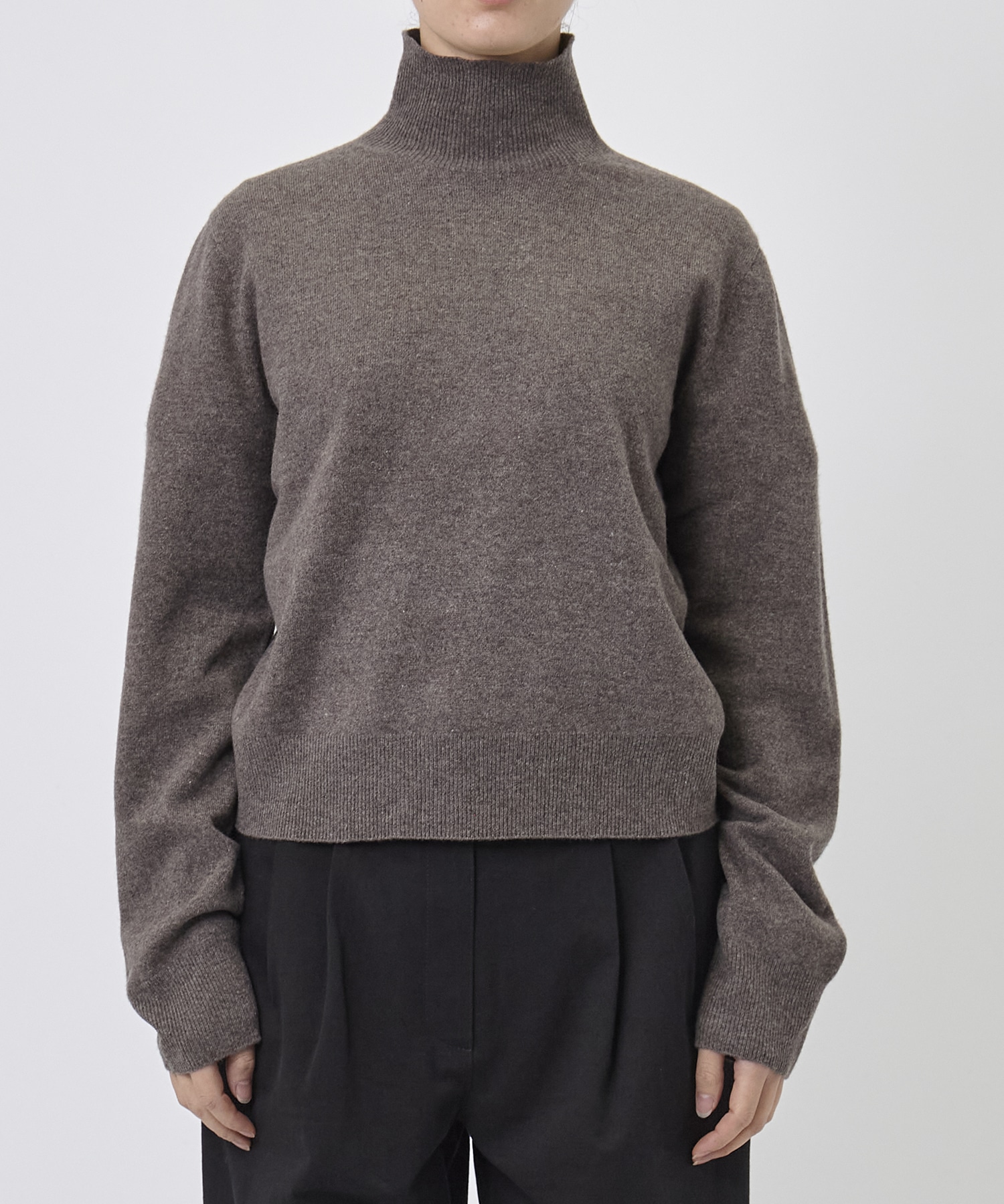 Wool Cashmere Turtle Knit TODAYFUL