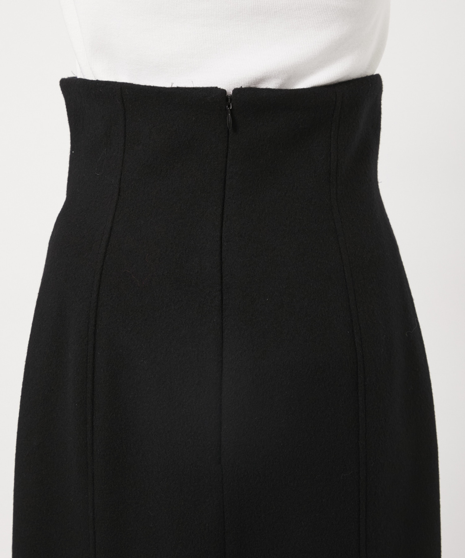 WOOL CASHMERE HIGH WAIST SKIRT KAYLE