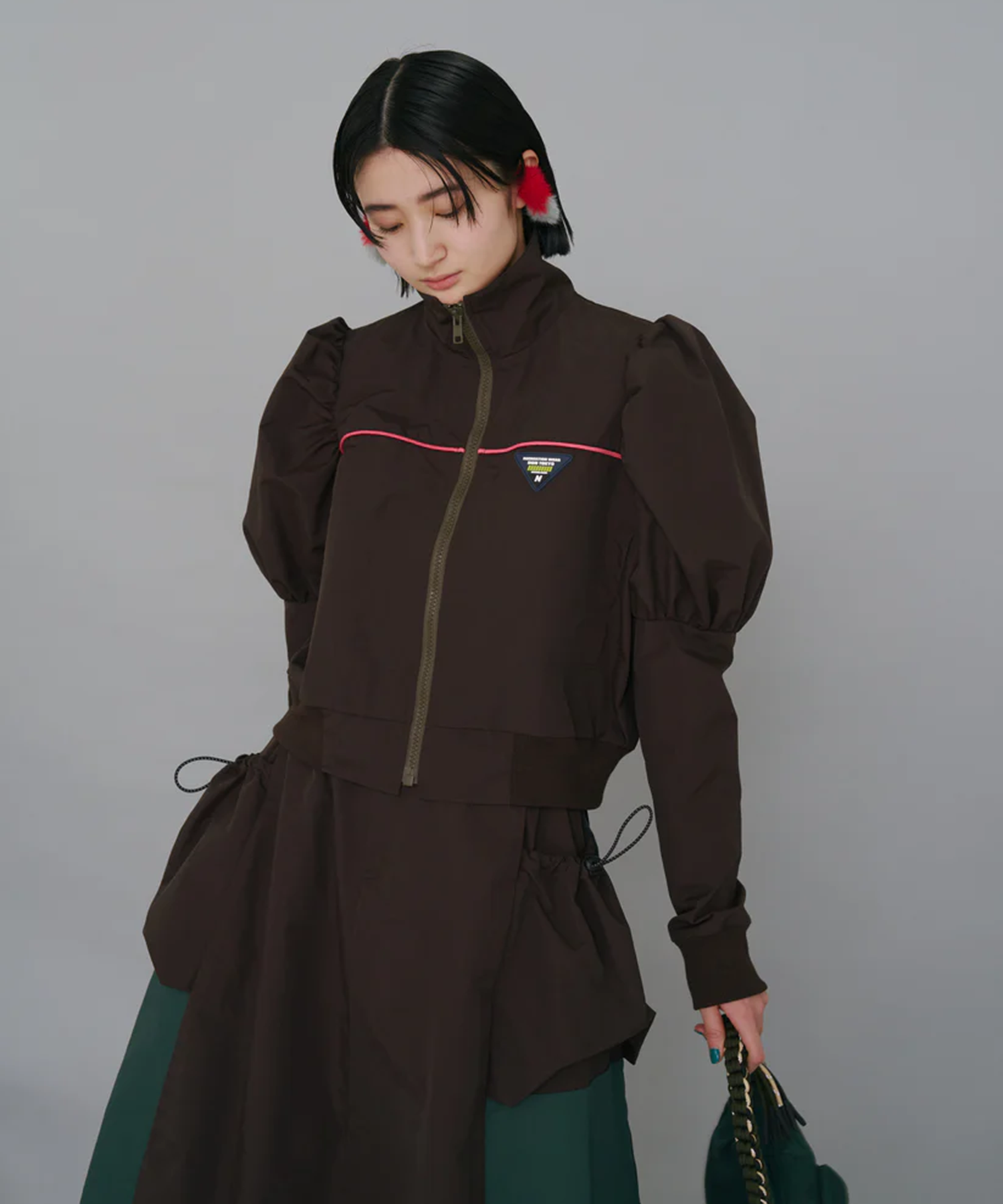 PUFFSLEEVE NYLON BLOUSON NON TOKYO