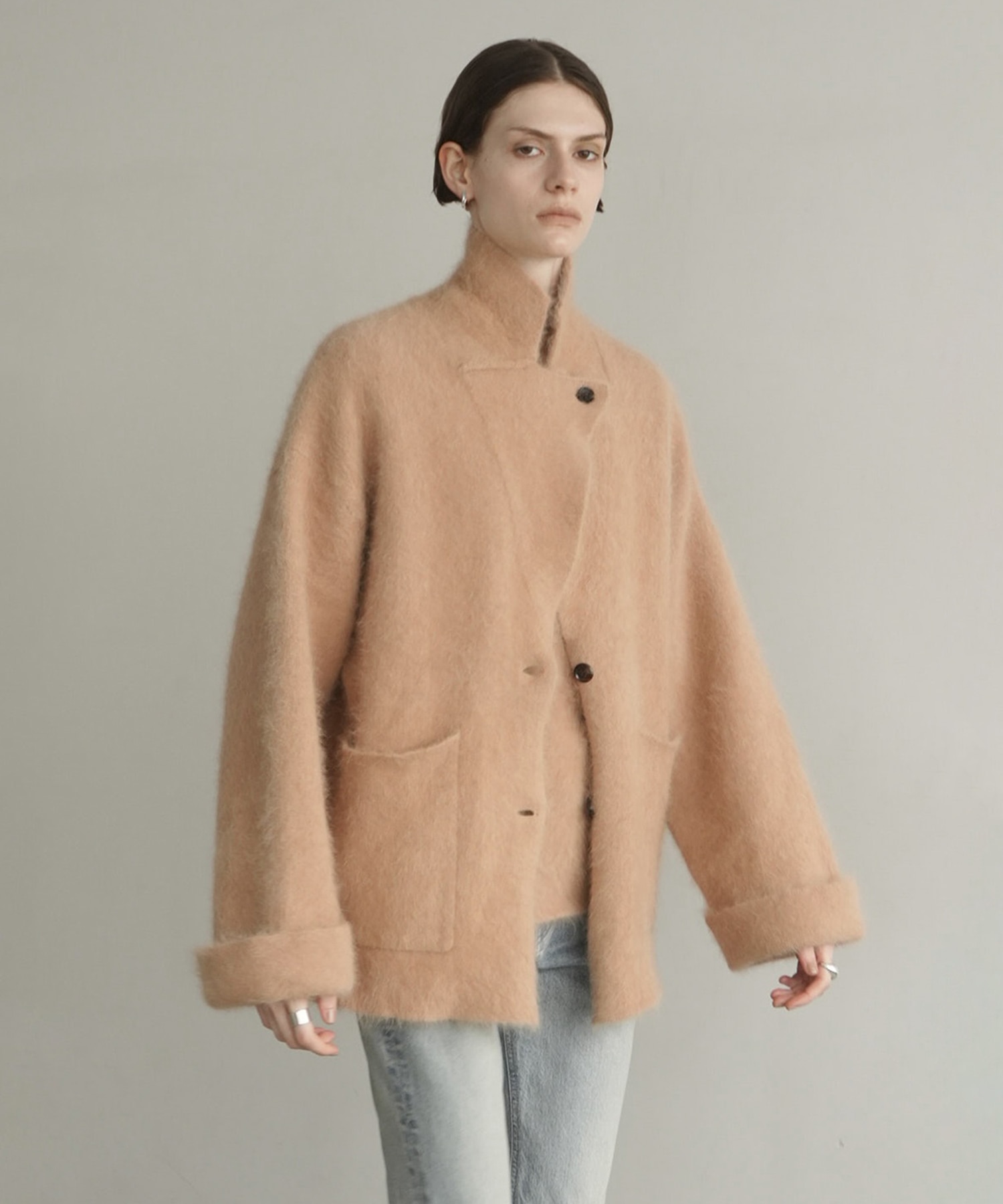 ANGOLA TAILORED KNIT JACKET CLANE
