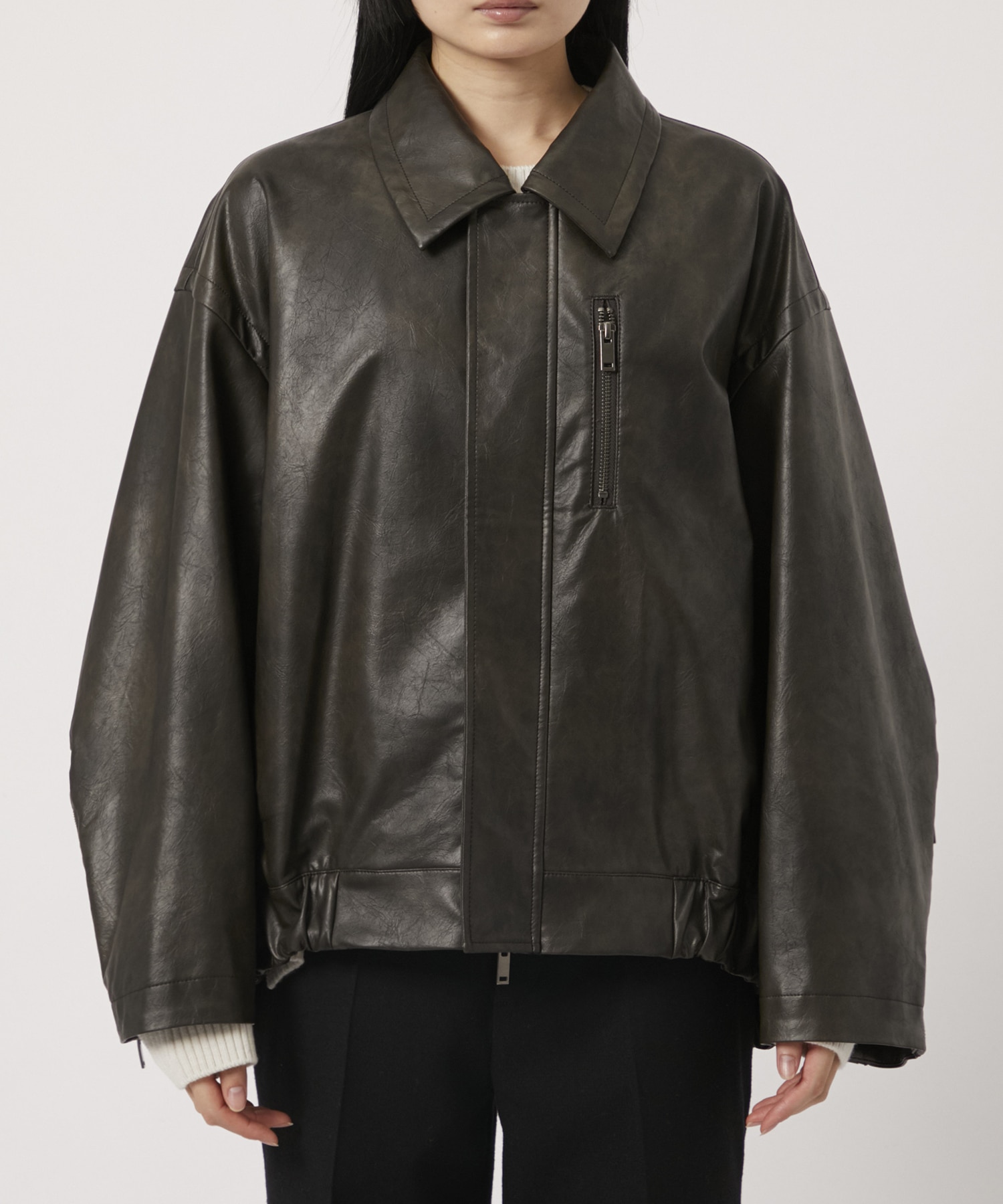 Faux Leather Jacket STUDIOUS