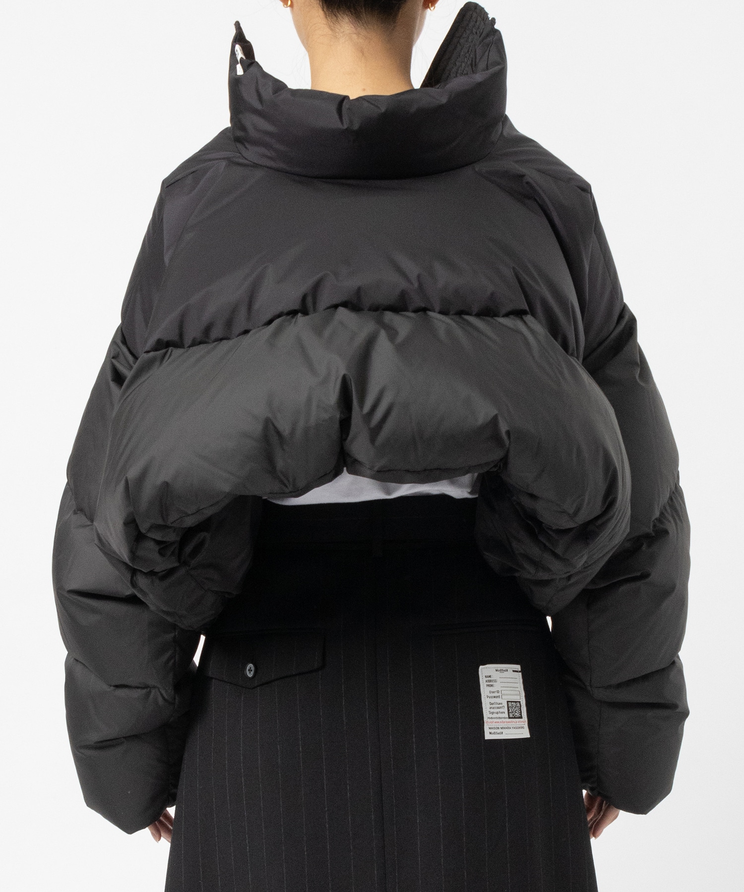 CROPPED DOWN BLOUSON Maison MIHARA YASUHIRO