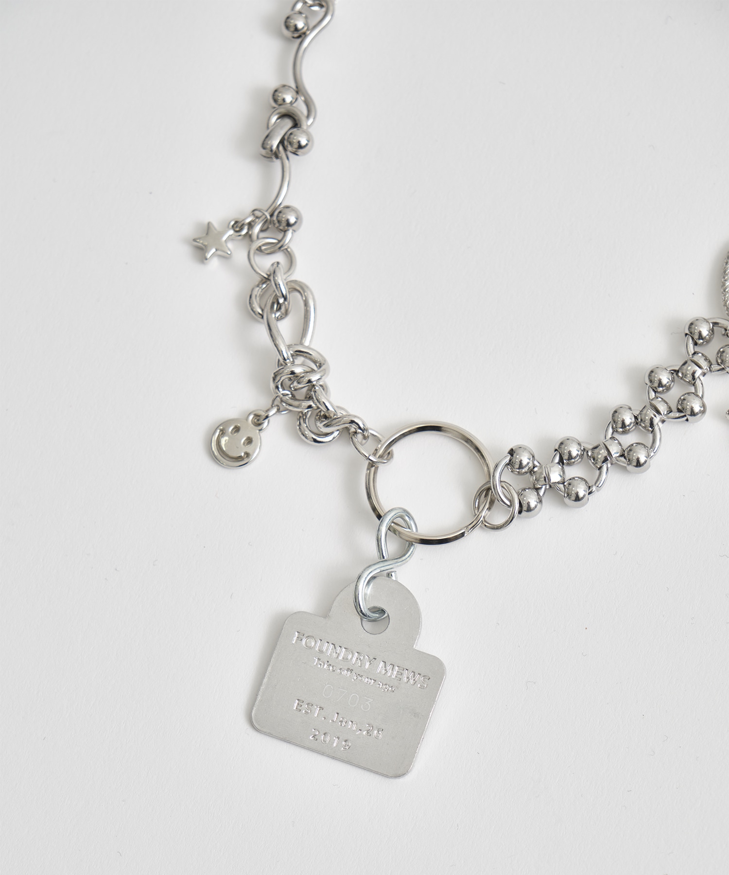 別注LIMITED CHARM NECKLACE-D foundrymews