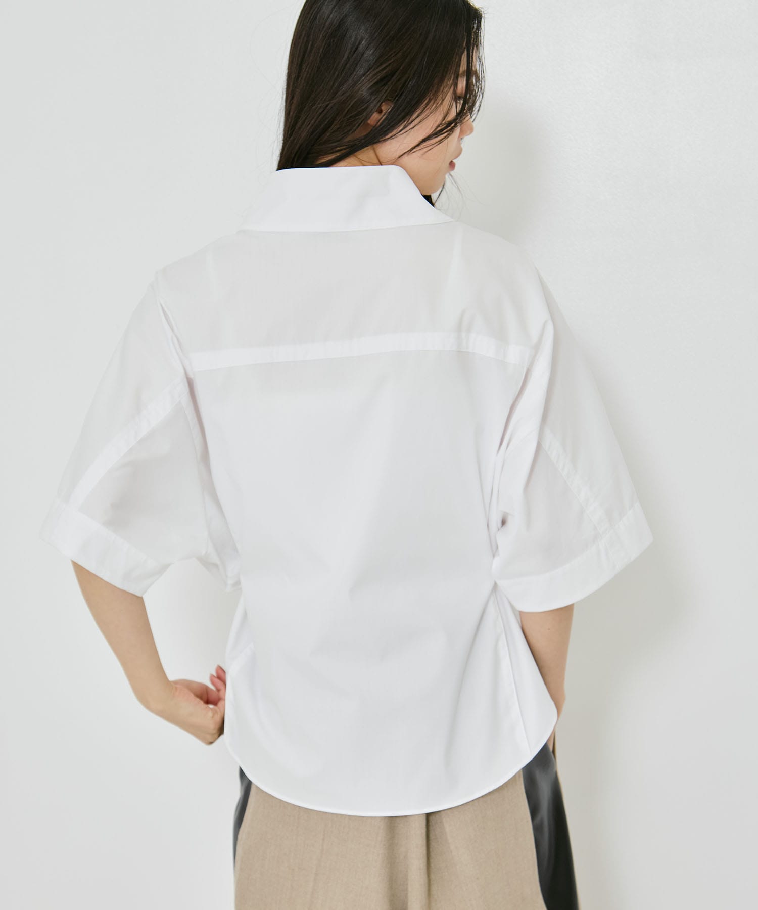 2way Collar Cotton Shirt STUDIOUS