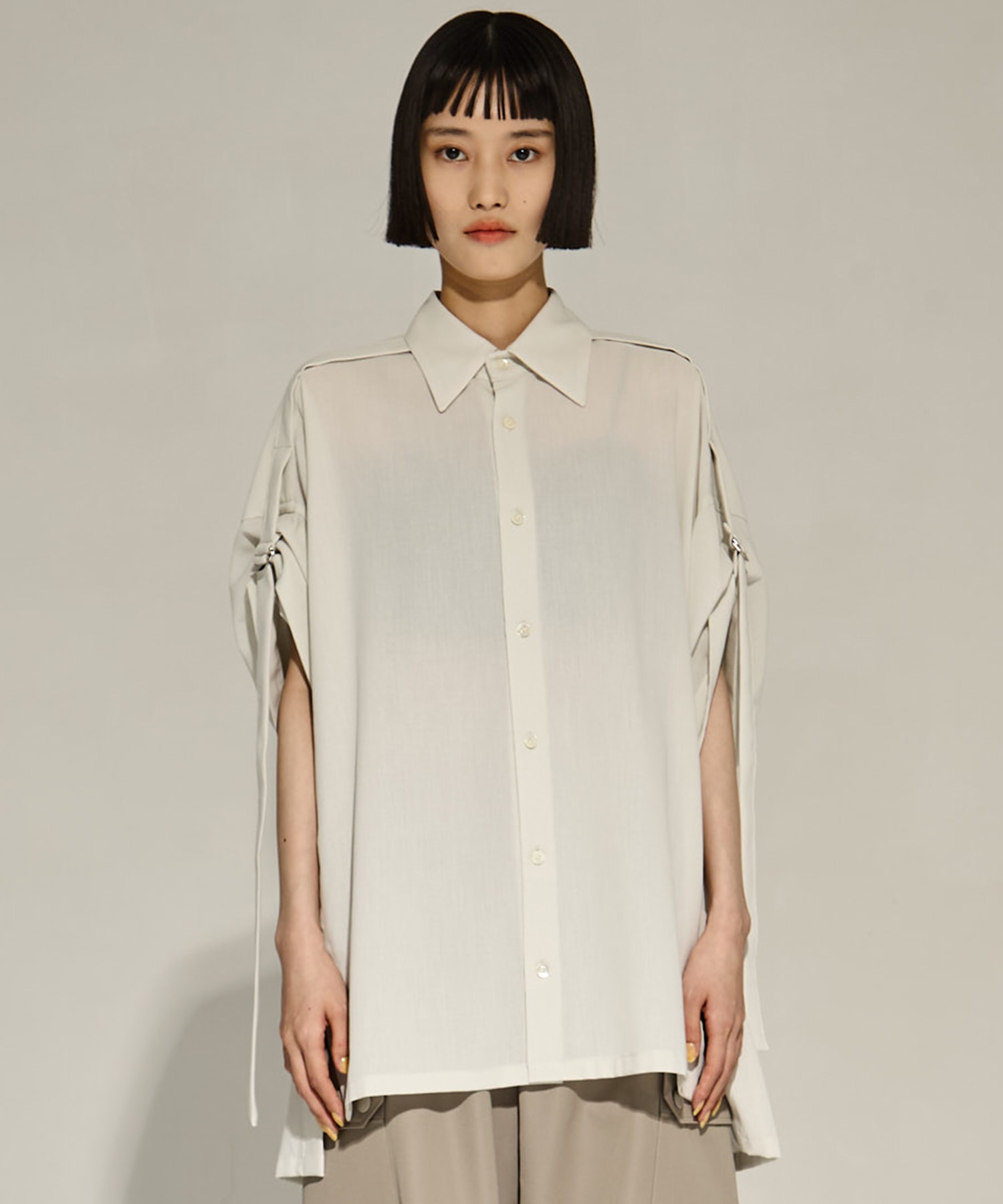 Sleeve Belt Shirt UJOH