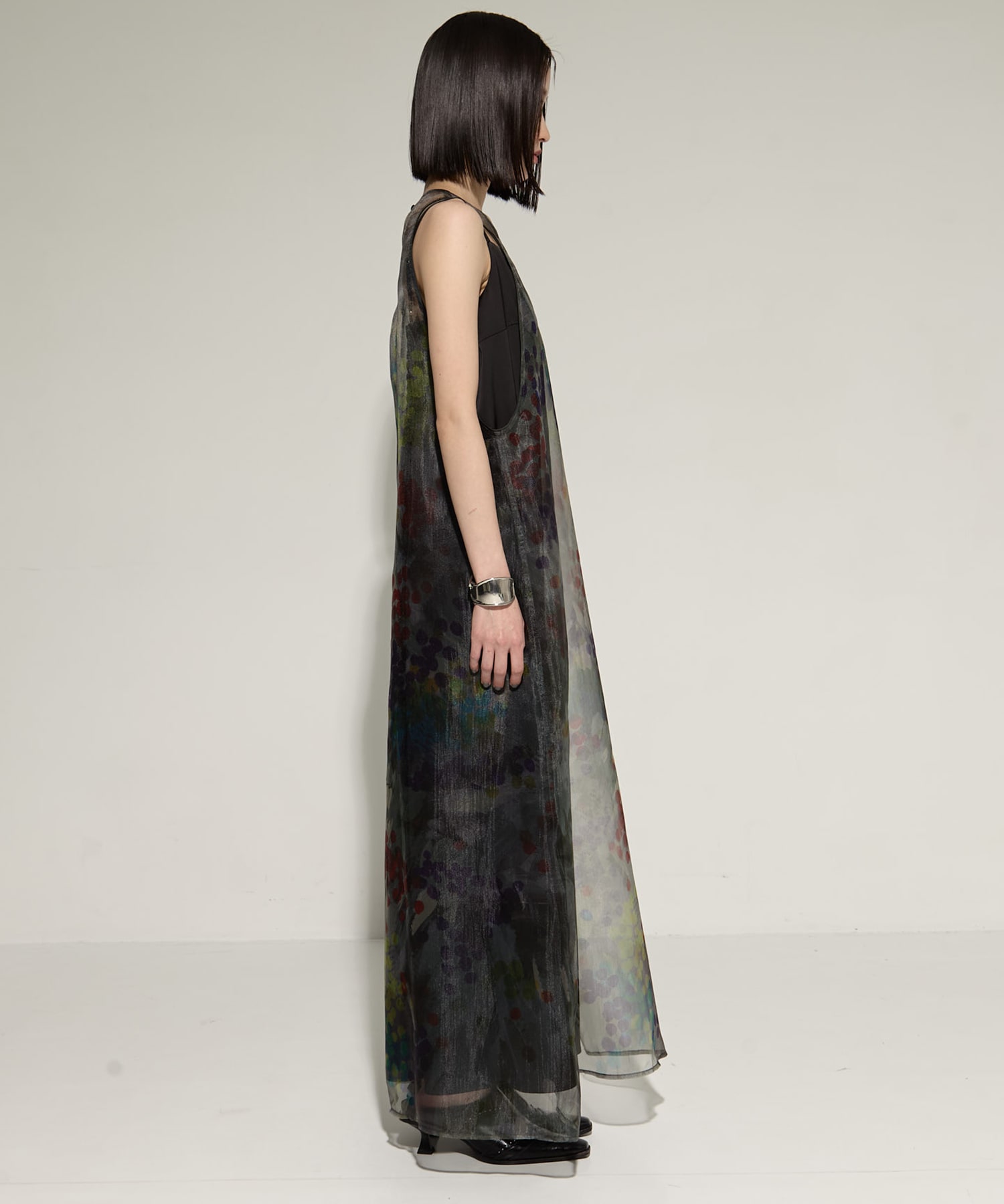 STAMP ART LAYERED DRESS AMERI