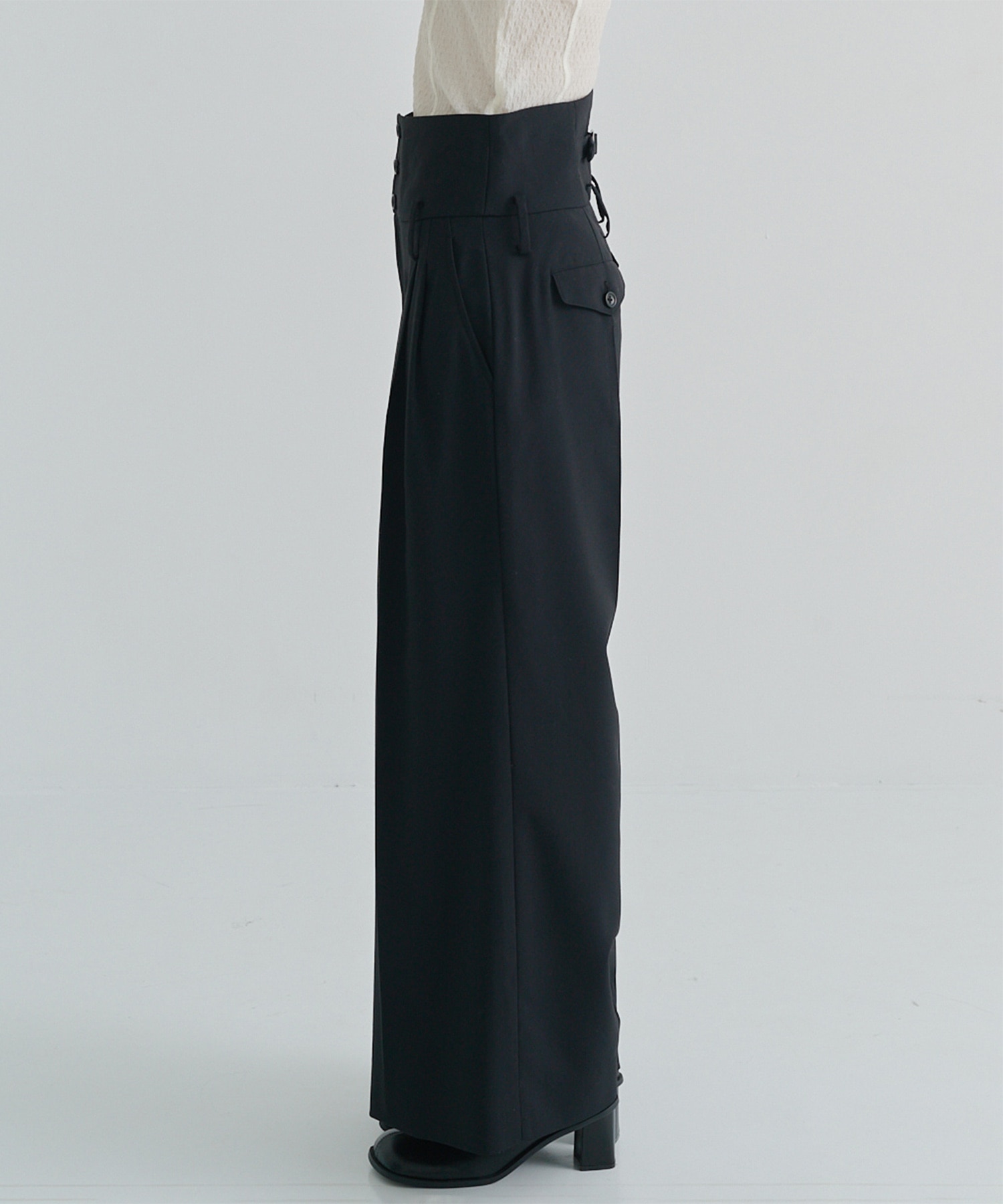 HIGH WAIST DESIGN TROUSERS TAAKK