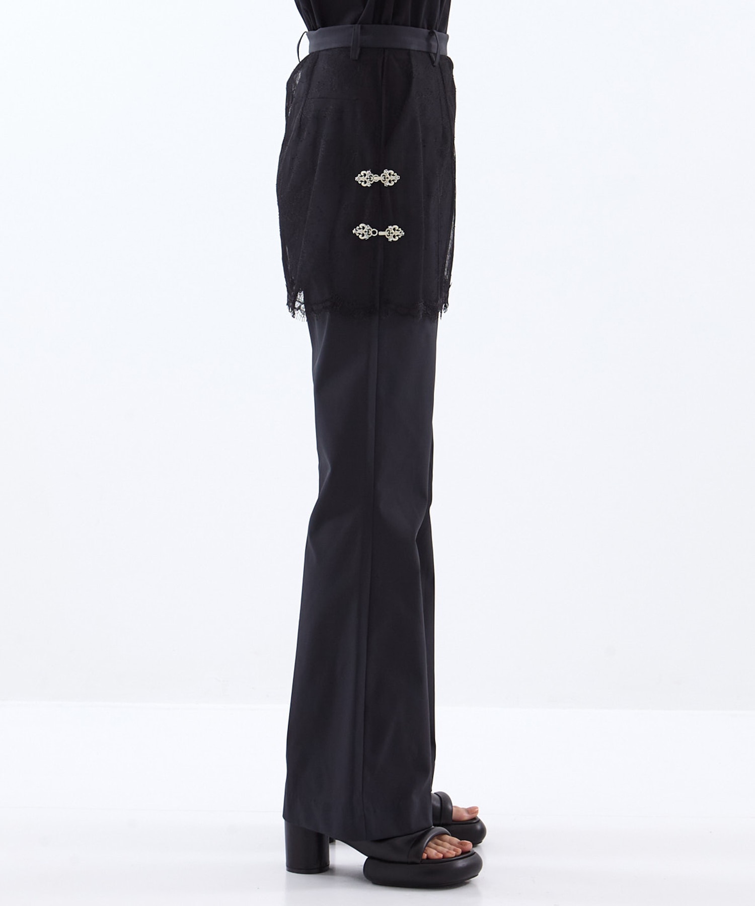 flower tulle skirt pants tanakadaisuke