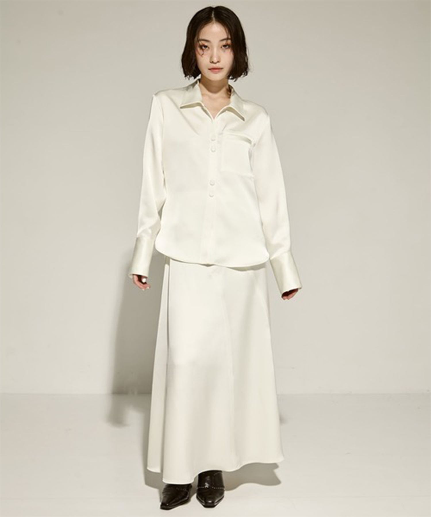 Stretch Satin Skirt STUDIOUS