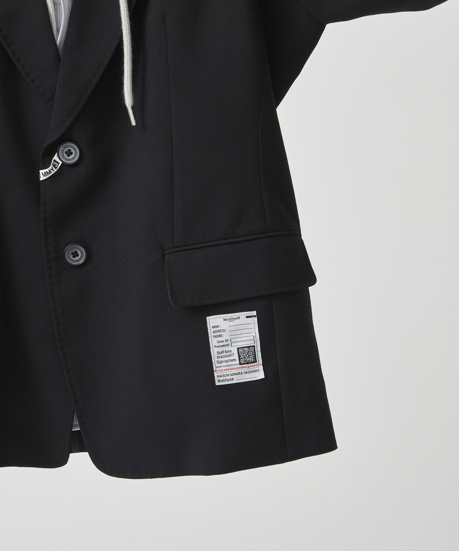 THREE LAYERED JACKET Maison MIHARA YASUHIRO