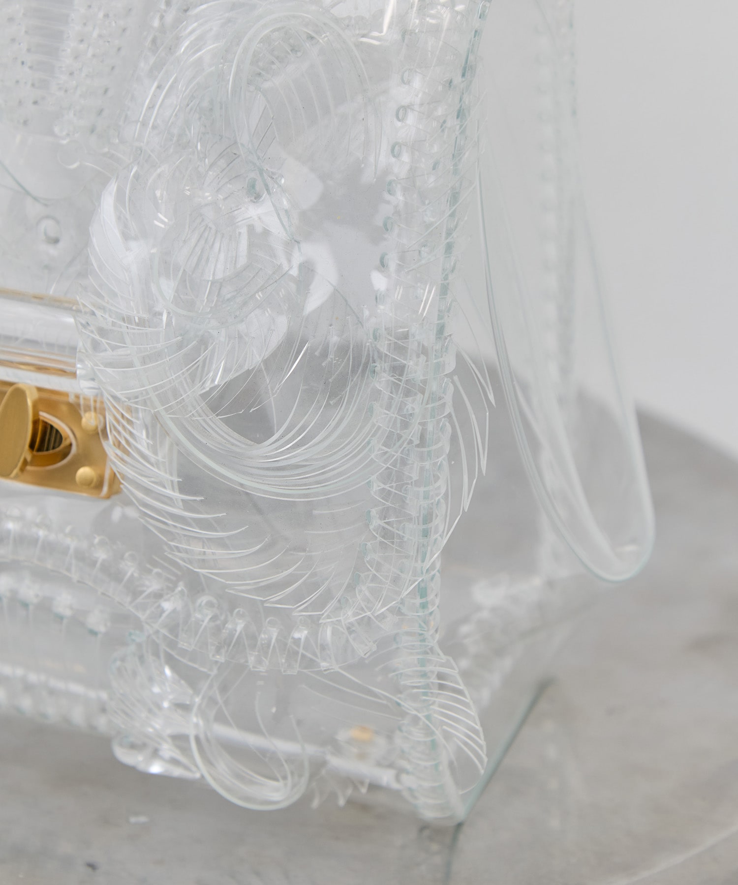 Transparent Sculptural Handbag Mame Kurogouchi